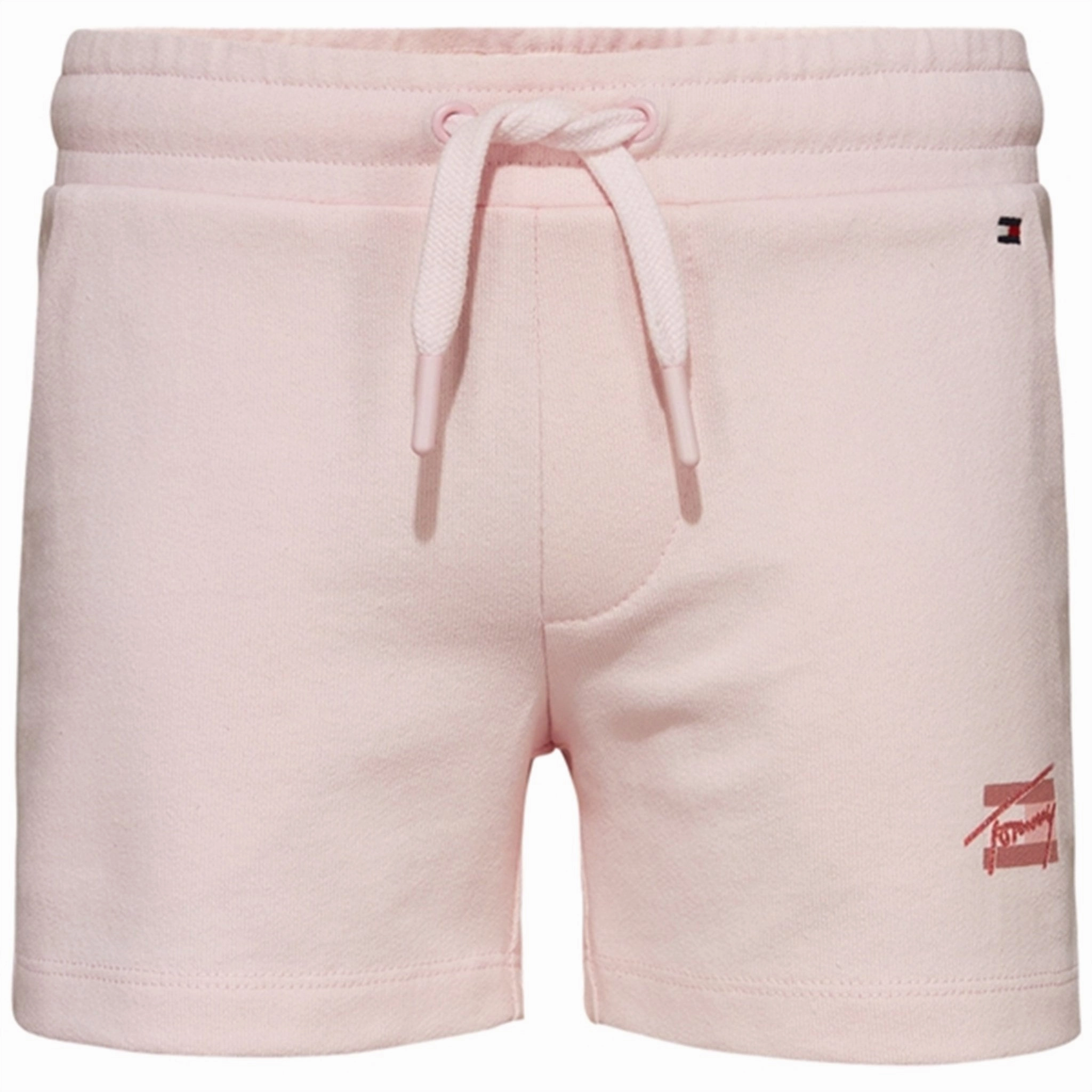 Tommy Hilfiger Natural Dye Script Shorts Broadway Pink Classic Style Compression Lining