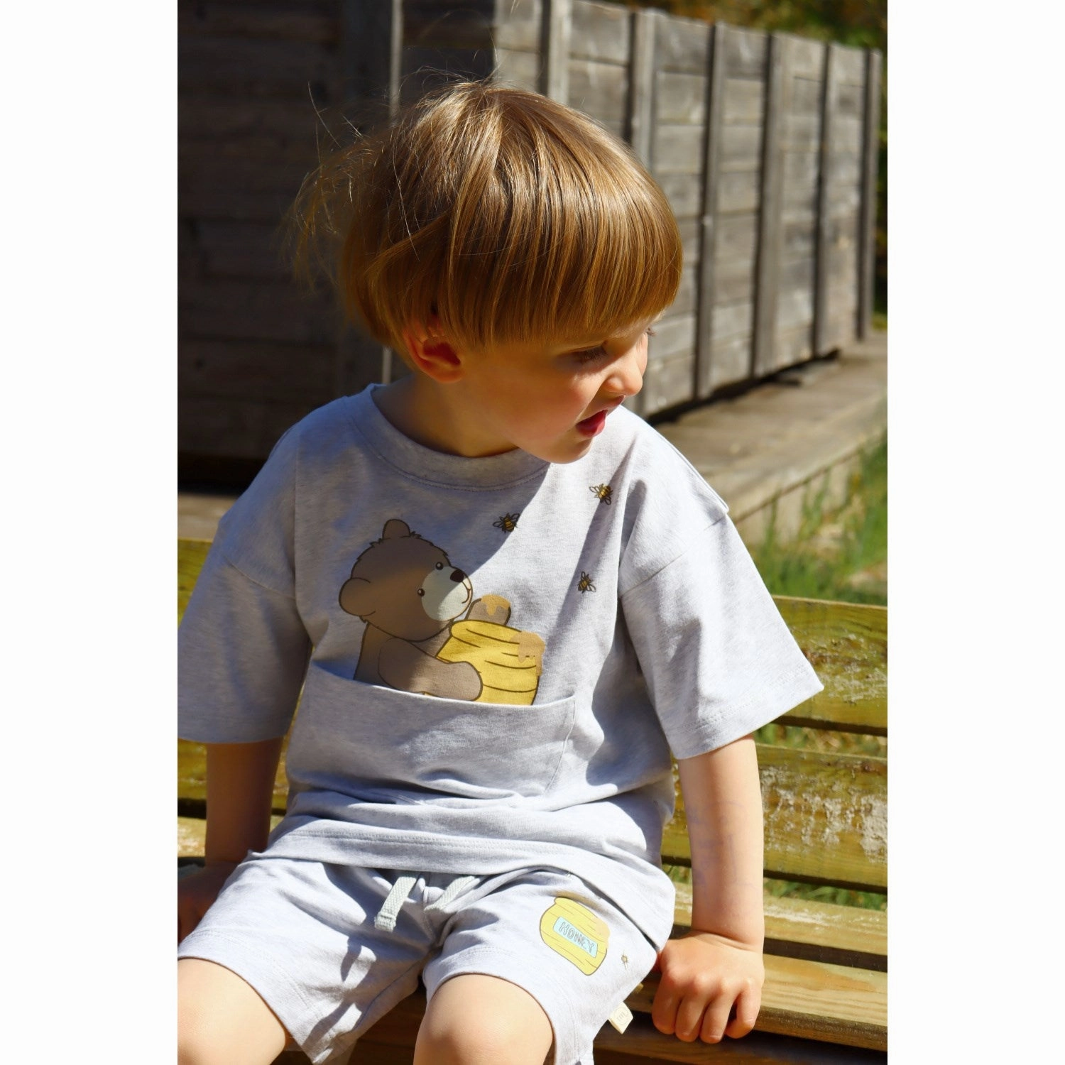 That's Mine X Luksusbaby Bees And Bears Lucas Set colorful Port Pocket Design