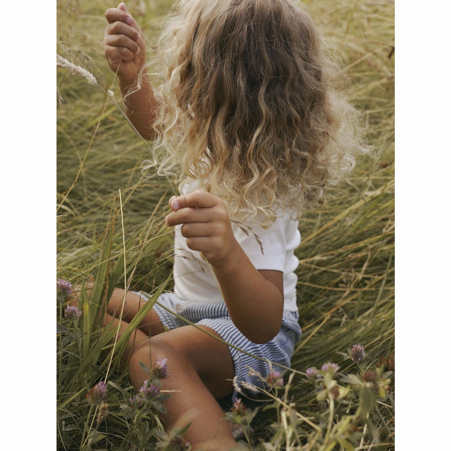 Comfortable Design fade resistant color Lil'Atelier Zen Blue Stripes Nmmhalfdan Loose Shorts 4001-Hs Lil