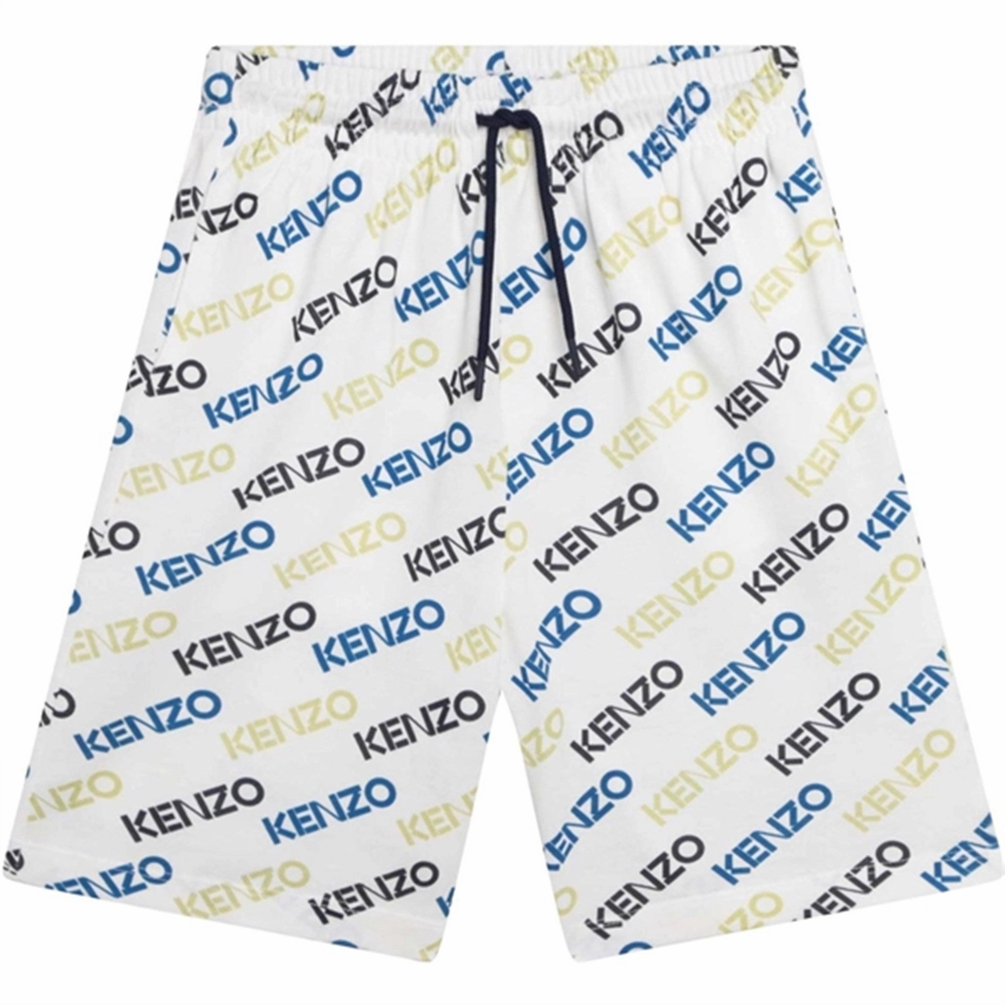 Kenzo Bermuda Shorts White Holiday Gift Pocket Reinforcement