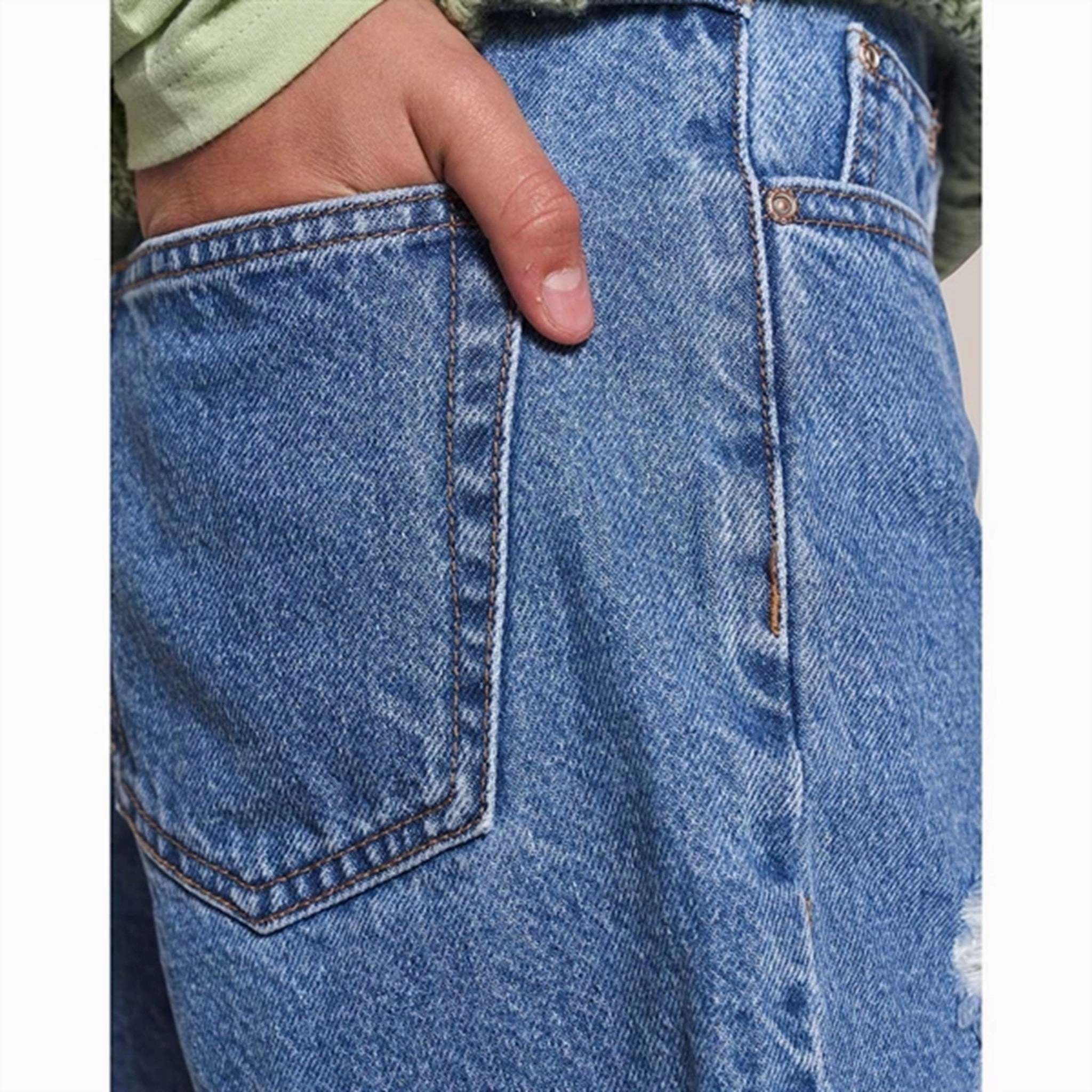 GRUNT Premium Blue 90s Shorts Modern Aesthetic