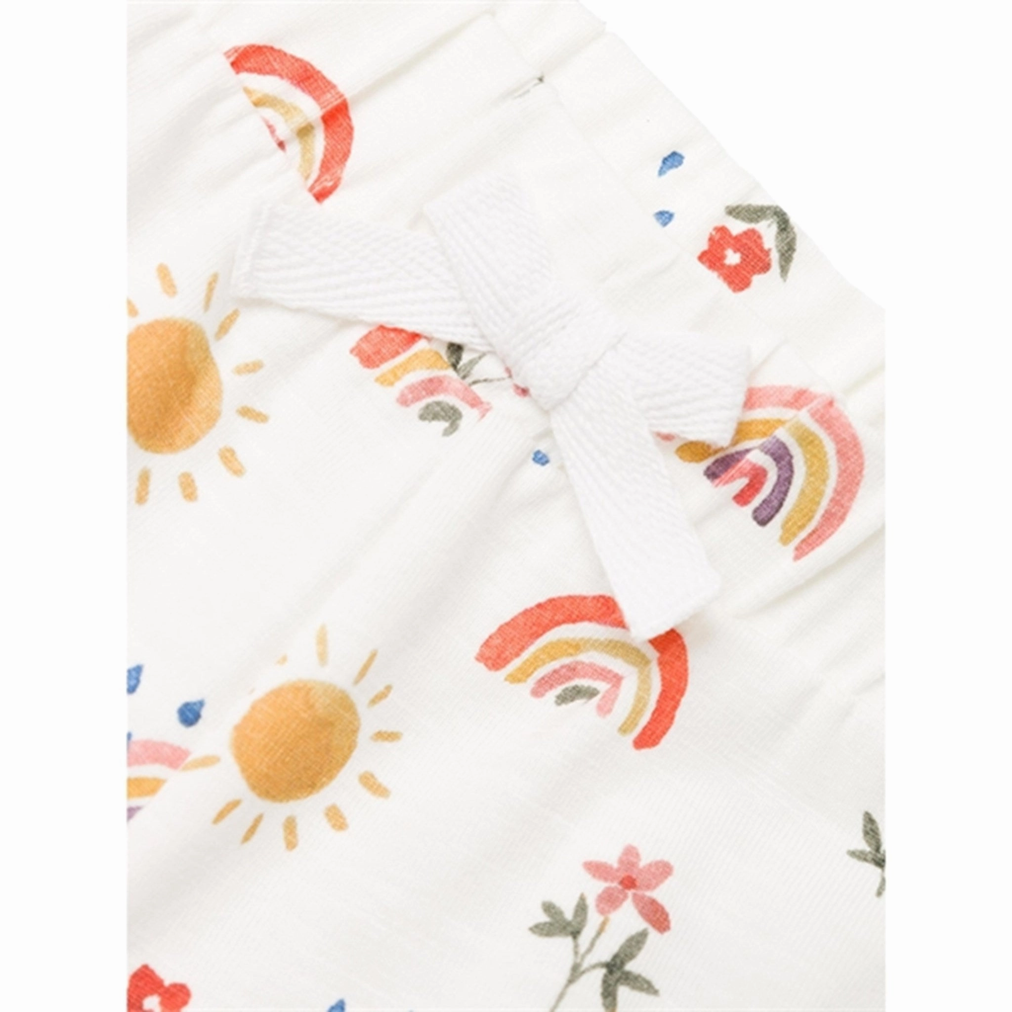 Name it Bright White Hania Shorts Gusseted Crotch Design