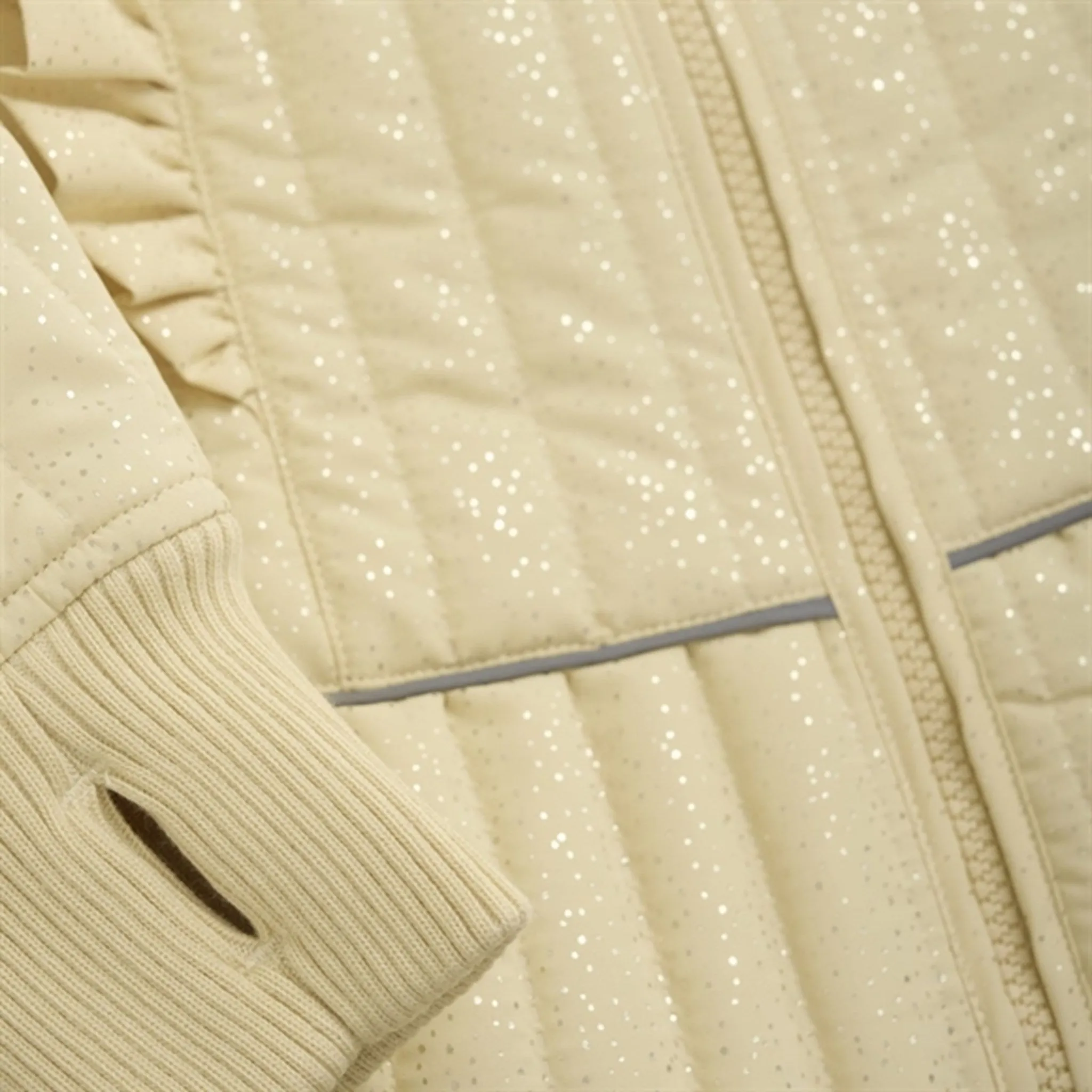 Bell-Sleeve Cozy casual shirt En Fant Thermal Set Glitter Reed Yellow