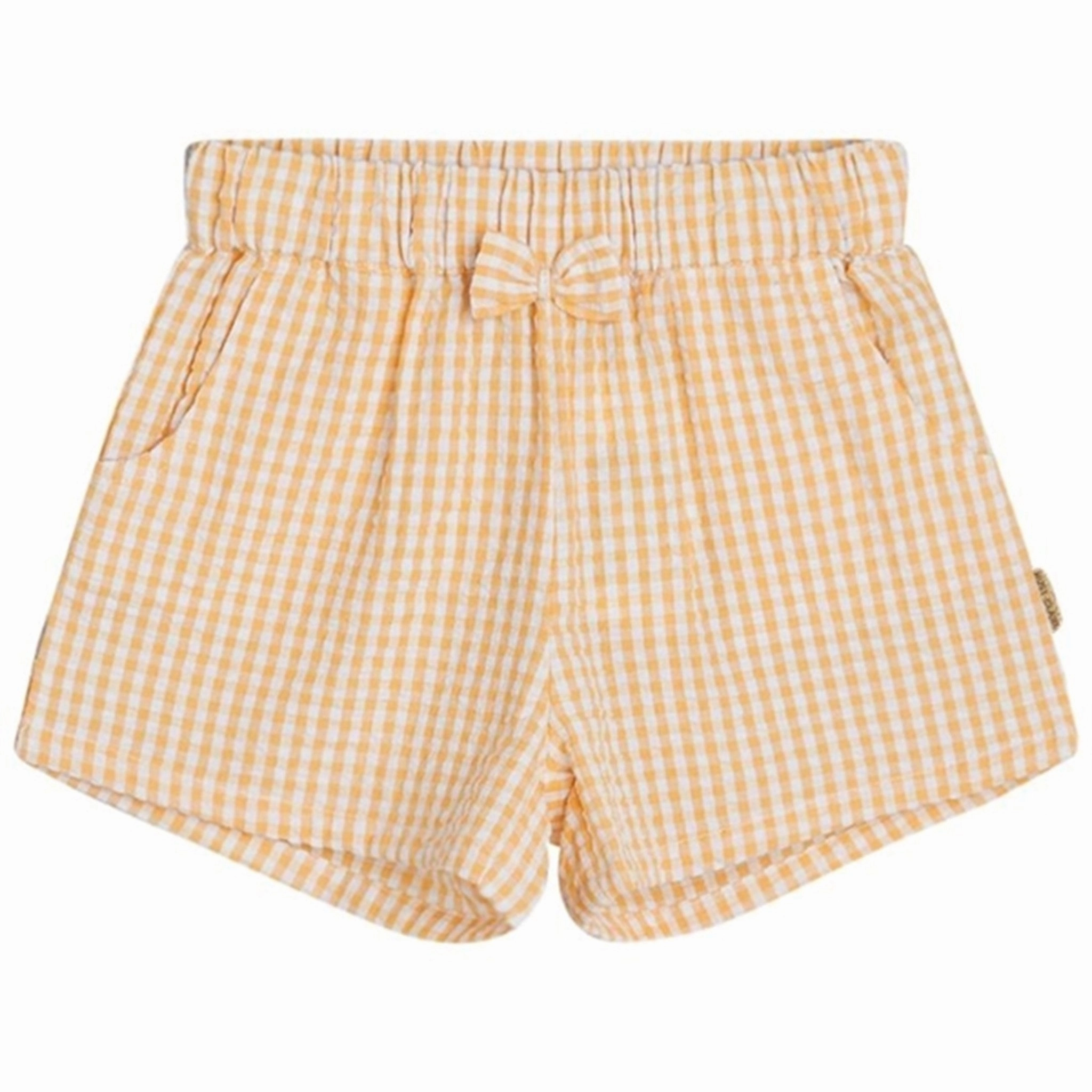 Abrasion Resistant Material Stay Cool Hust & Claire Mini Hannan Shorts Ochre