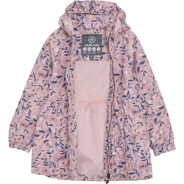 Engage Color Kids Jacket AOP Bleached Mauve