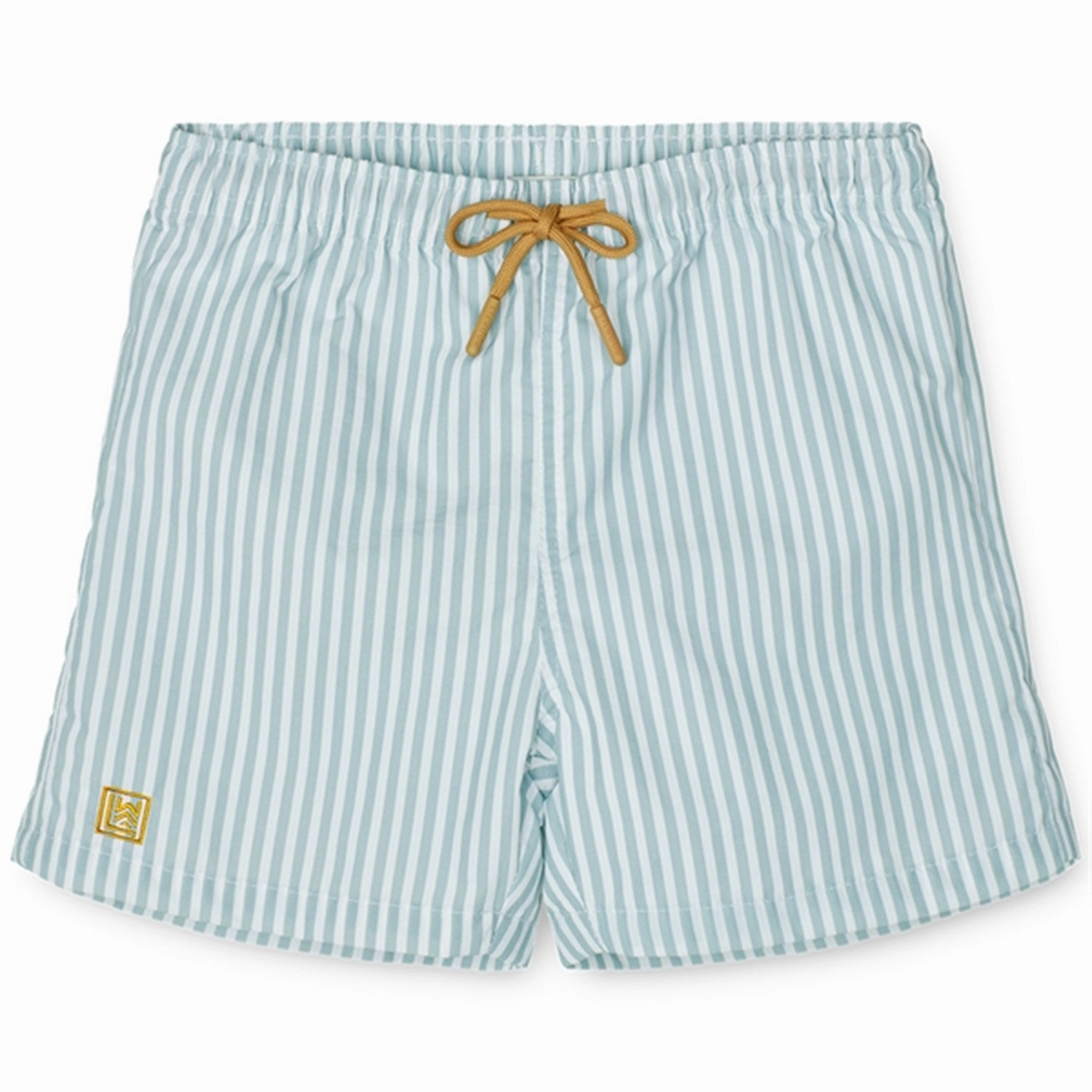 Tumble Resistant Fabric Recycled Material Liewood Duke Board Shorts Stripe Sea Blue/White