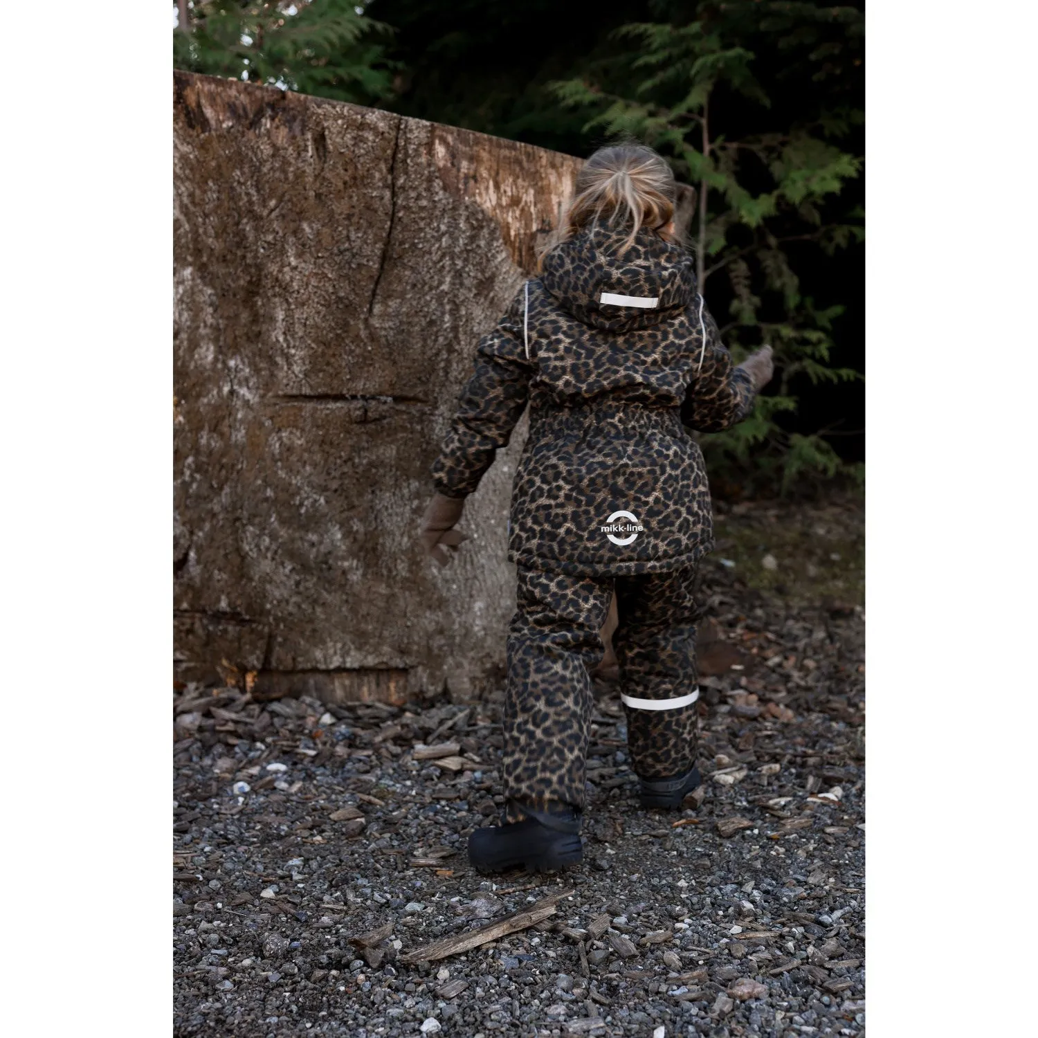 Mikk-Line Leo Winter Jacket Waist AOP ReflectiveDetailing Cozy Design