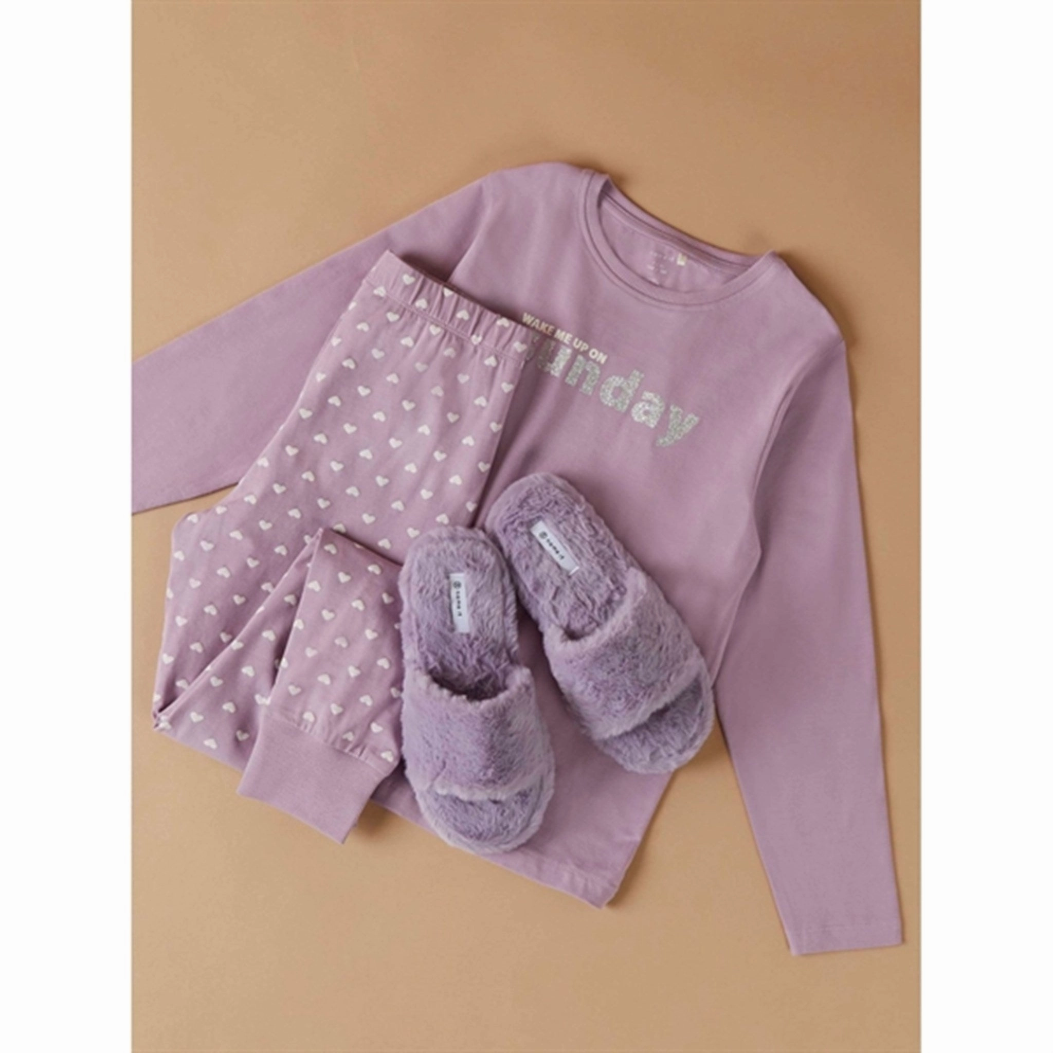 SnagFree Fabric Name it Lavender Mist Risanne Nightset