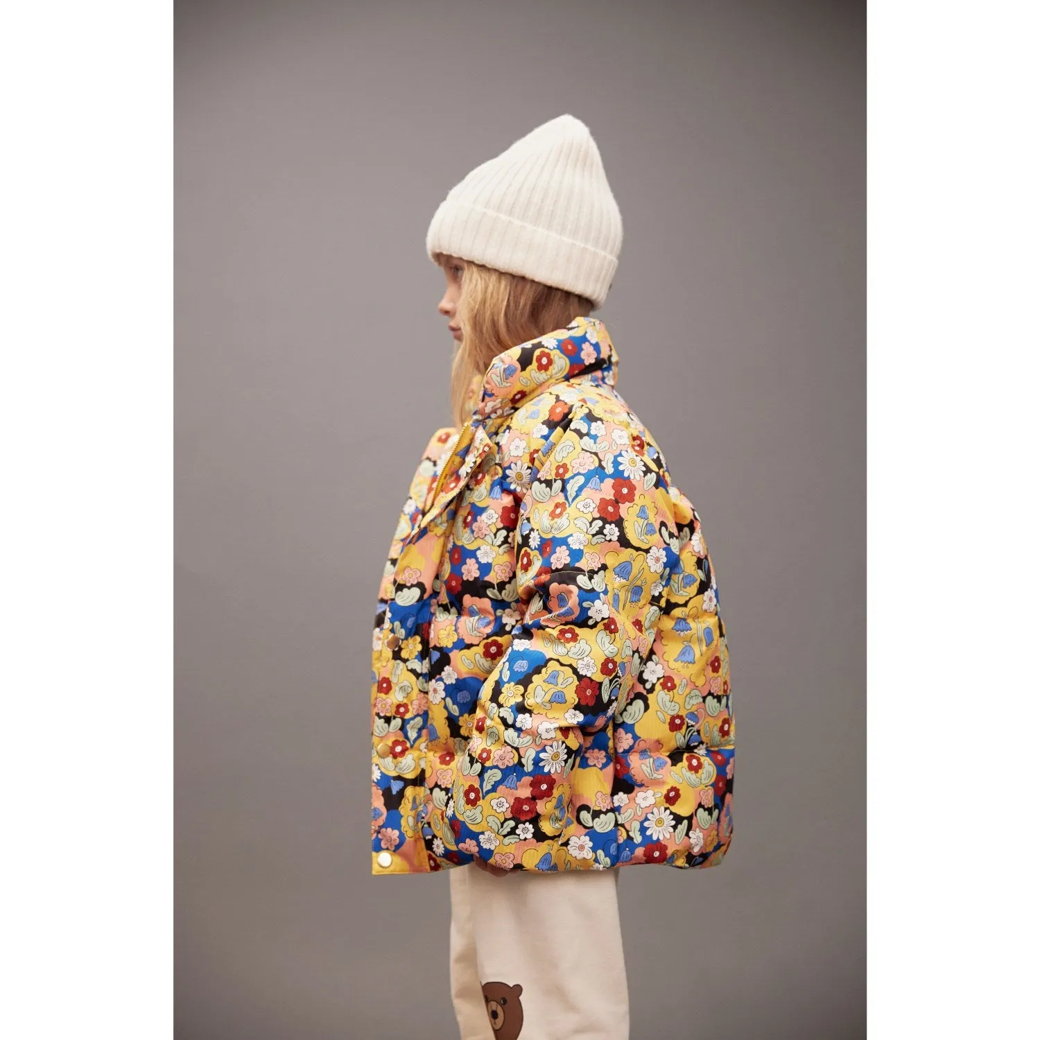 Mini Rodini Multi Flowers AOP Citypuffer Suggestion