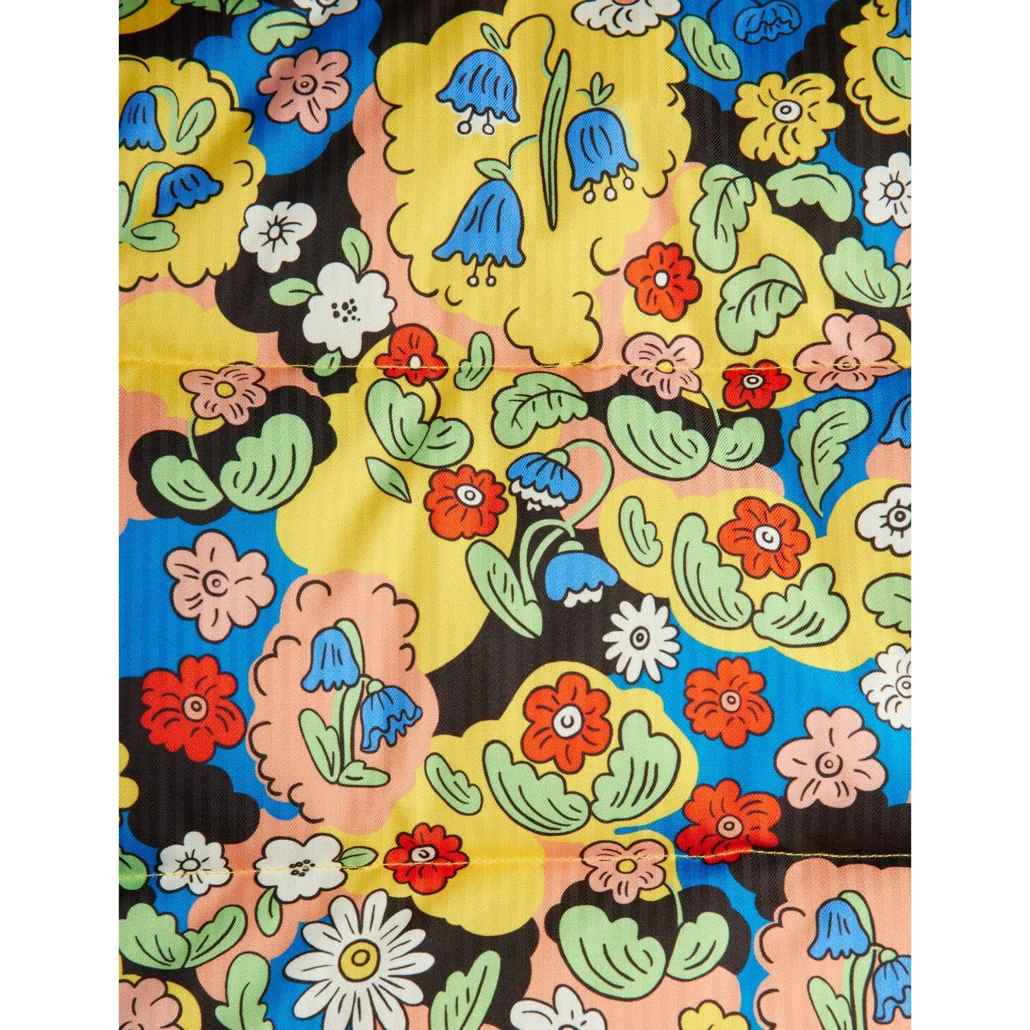 Mini Rodini Multi Flowers AOP Citypuffer low quality foldable