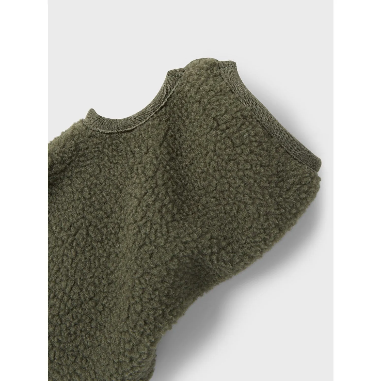 Name It Dusty Olive Buster Regular Teddy Cardigan Admire