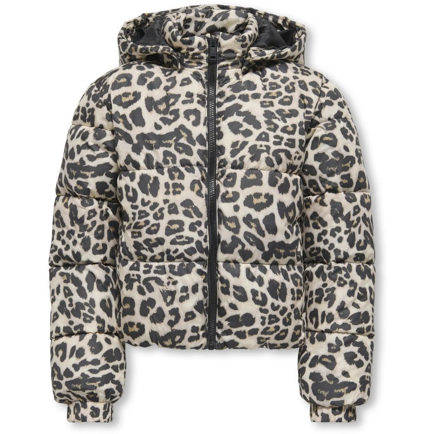 comfort enhancer kids ONLY Silver Mink Leo Kogdalia Sht Puffer Aop Jacket Otw Noos
