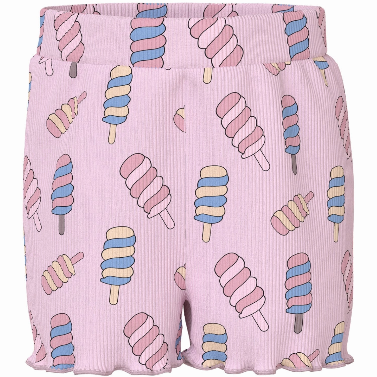 Recycled Elastic Trim Name It Ballerina Icecream Vemma AOP Shorts