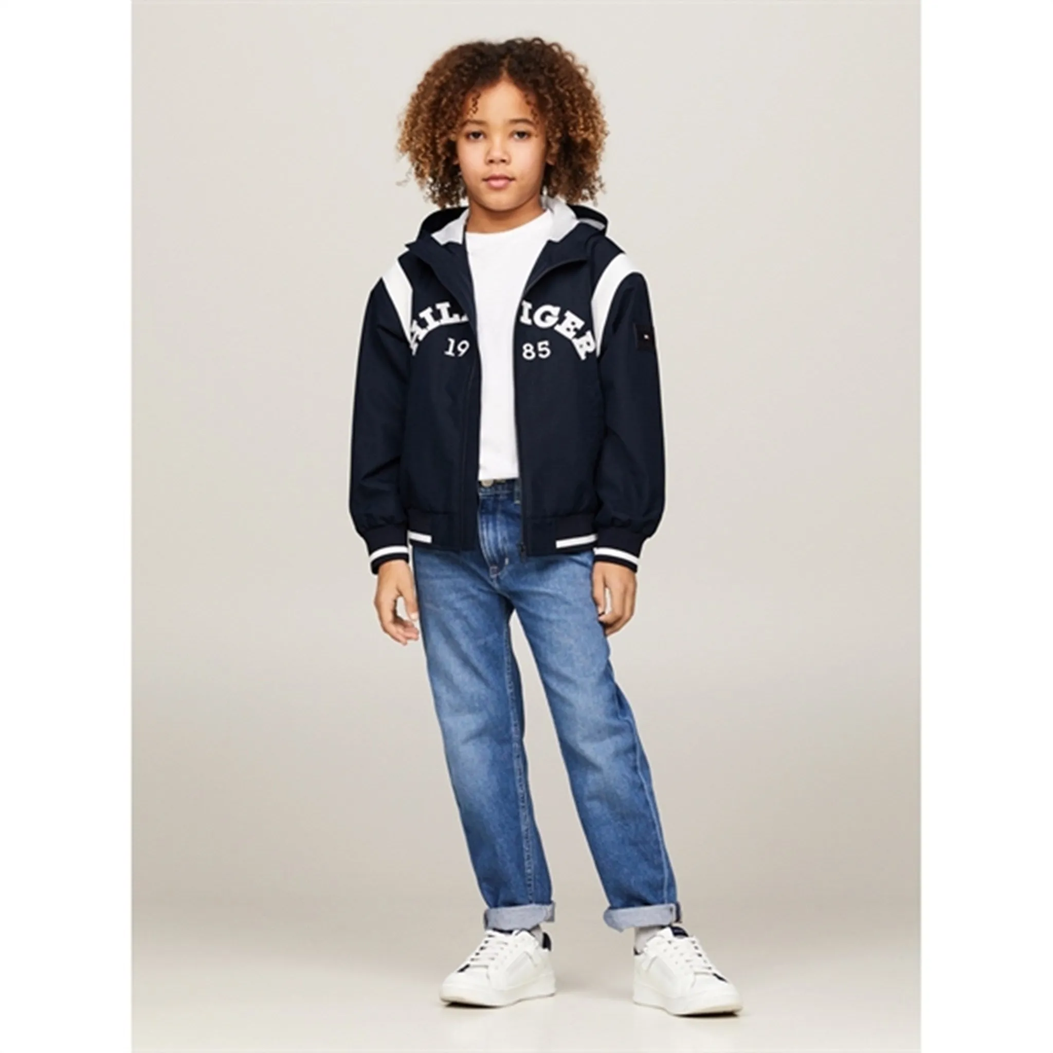 Tommy Hilfiger Monotype 1985 Arch Jacket Desert Sky Lightweight Layer