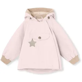MINI A TURE WAI Spring Jacket Mauve Chalk cloudy NonIrritating Tagless Neck