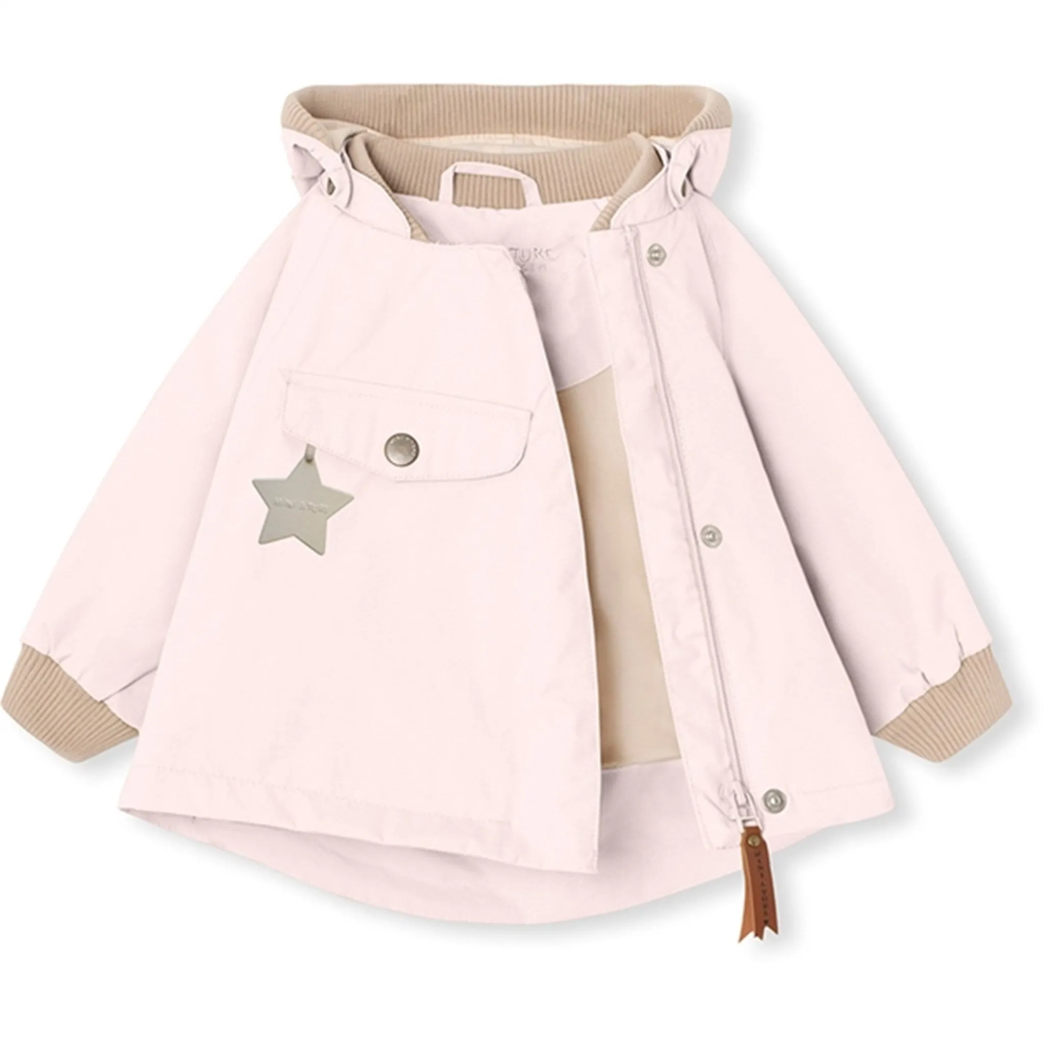 MINI A TURE WAI Spring Jacket Mauve Chalk Risk