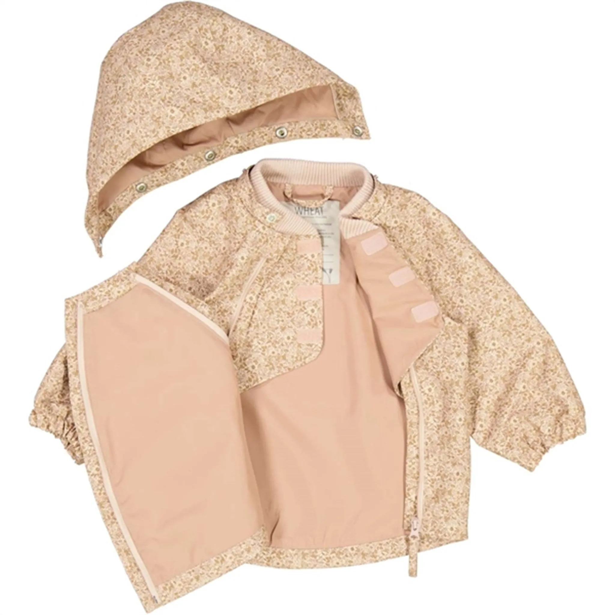 Wheat Jacket Sveo Tech Rose Dust Flowers restaurant Reflective Safety Trim