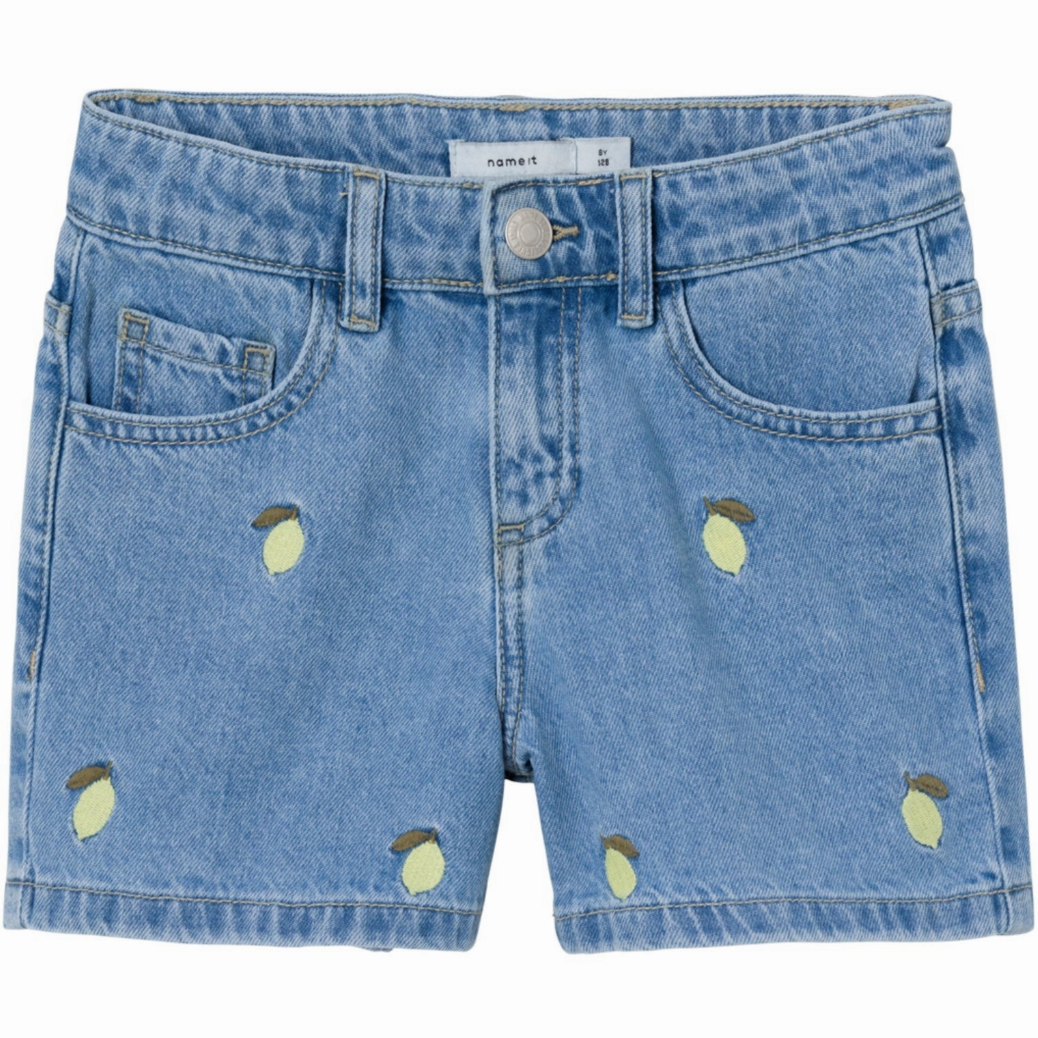 formal alternative Lounge Ready Name It Light Blue Denim Lemon Bella Regular Denim Shorts Noos