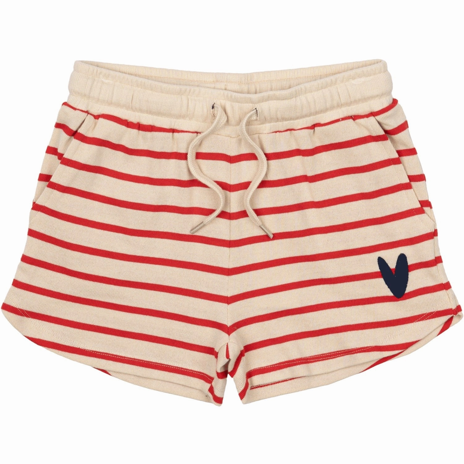 Luxury Brand linen option The New Poppy Red Striped Nil Shorts