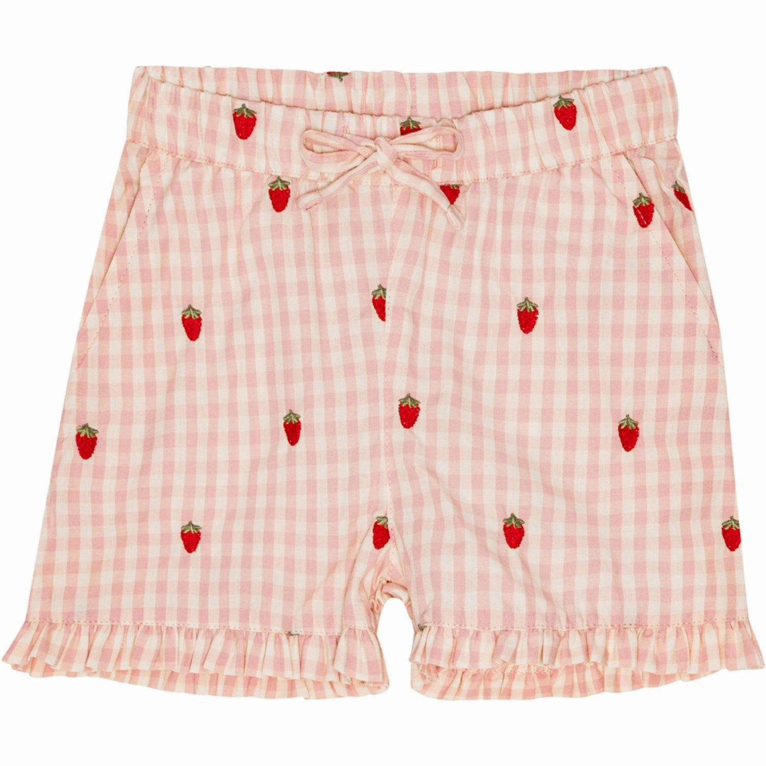 Compression Lining City Shorts Fl?ss Pink Berry Gingham Dolly Shorts