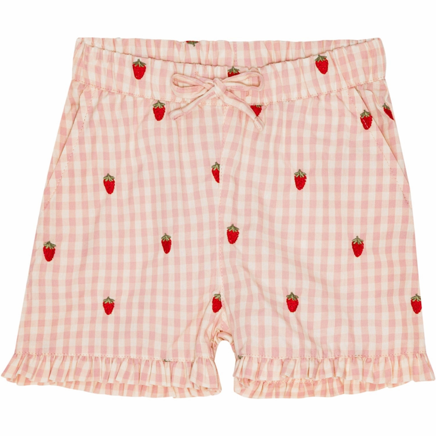 Fl?ss Pink Berry Gingham Dolly Shorts finance industry