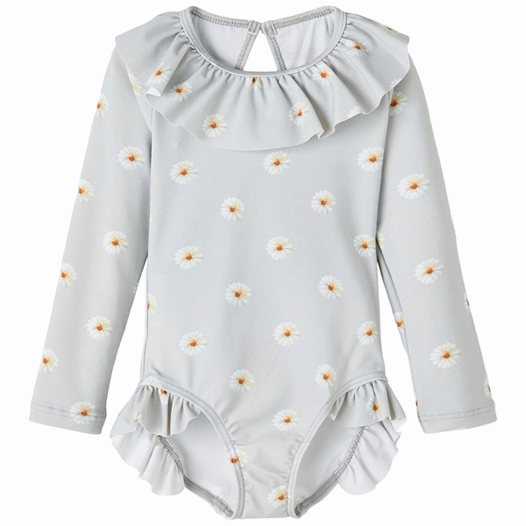 Anti microbial coating Quick Recovery Fabric Lil'Atelier Harbor Mist Fiona Swimsuit