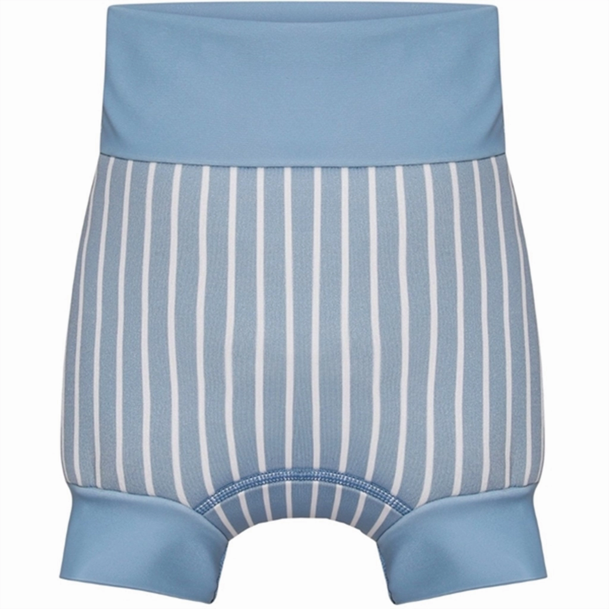 Durable-Quality Sustainable Dye Process Vanilla COPENHAGEN Neoprene Swim Pants UV50  Blue Shadow Striped