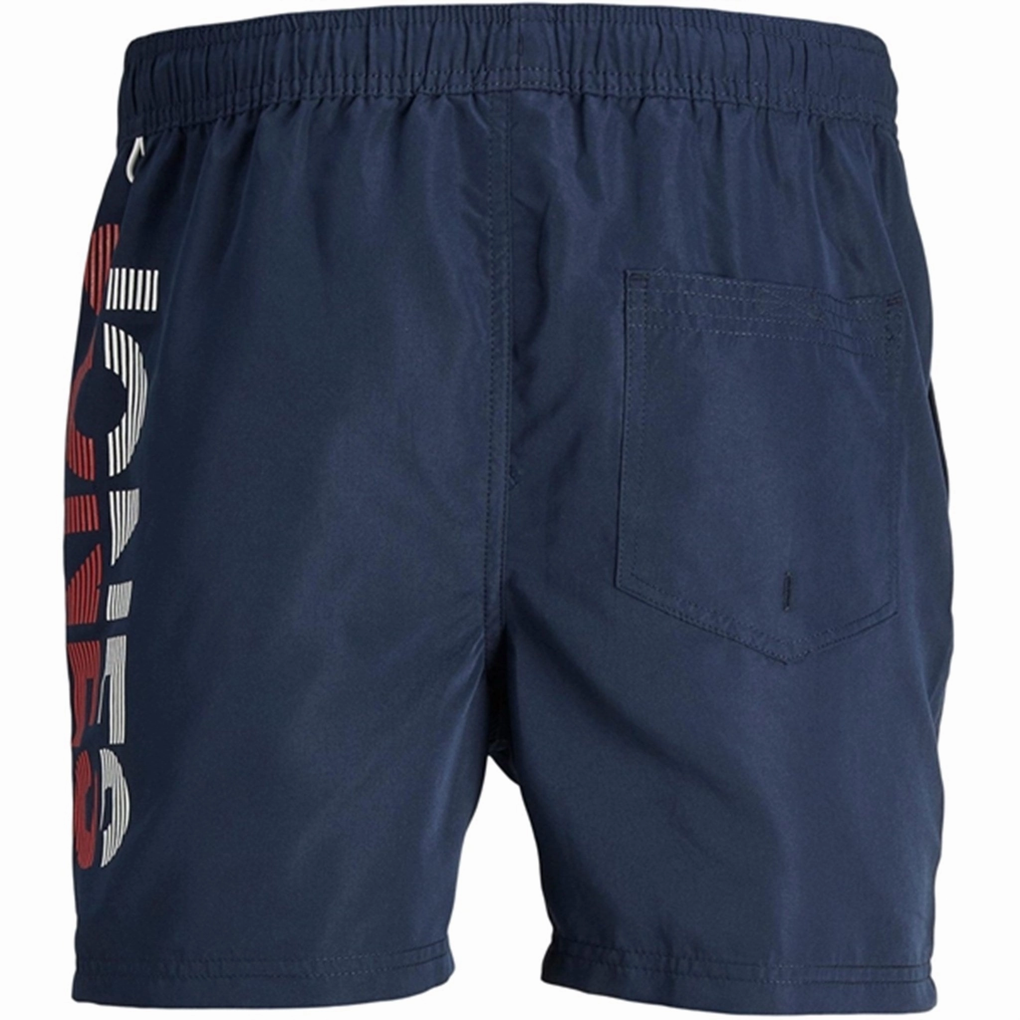 Jack & Jones Junior Navy Blazer Fiji Swim Trunks Spice Logo Saltwater proof