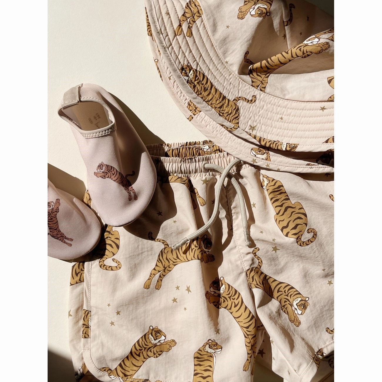 Konges Sl?jd Asnou Swim Shorts Tiger Beachside Bliss