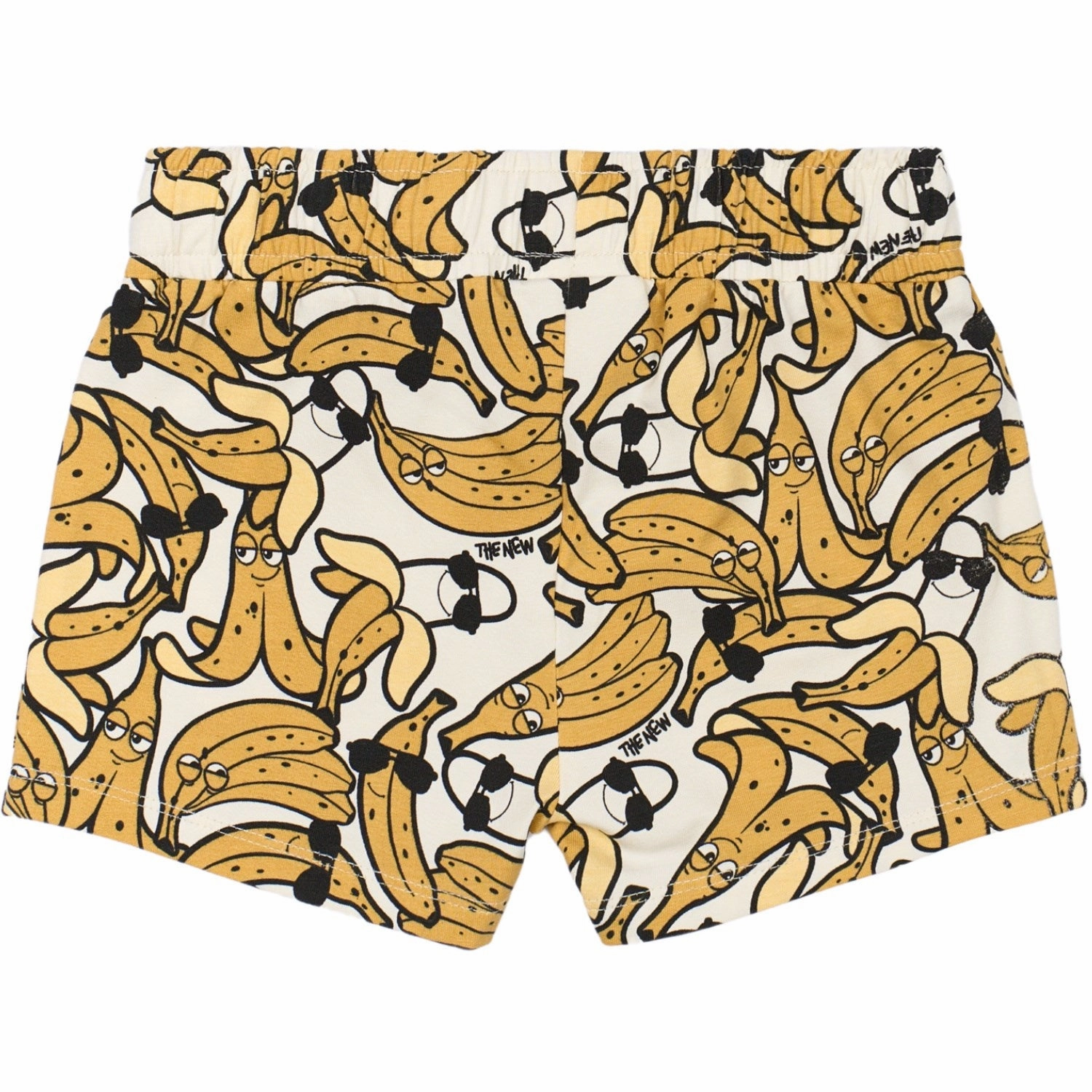 THE NEW Siblings White Swan AOP Oscar Shorts neon colors Rubberized Waistband
