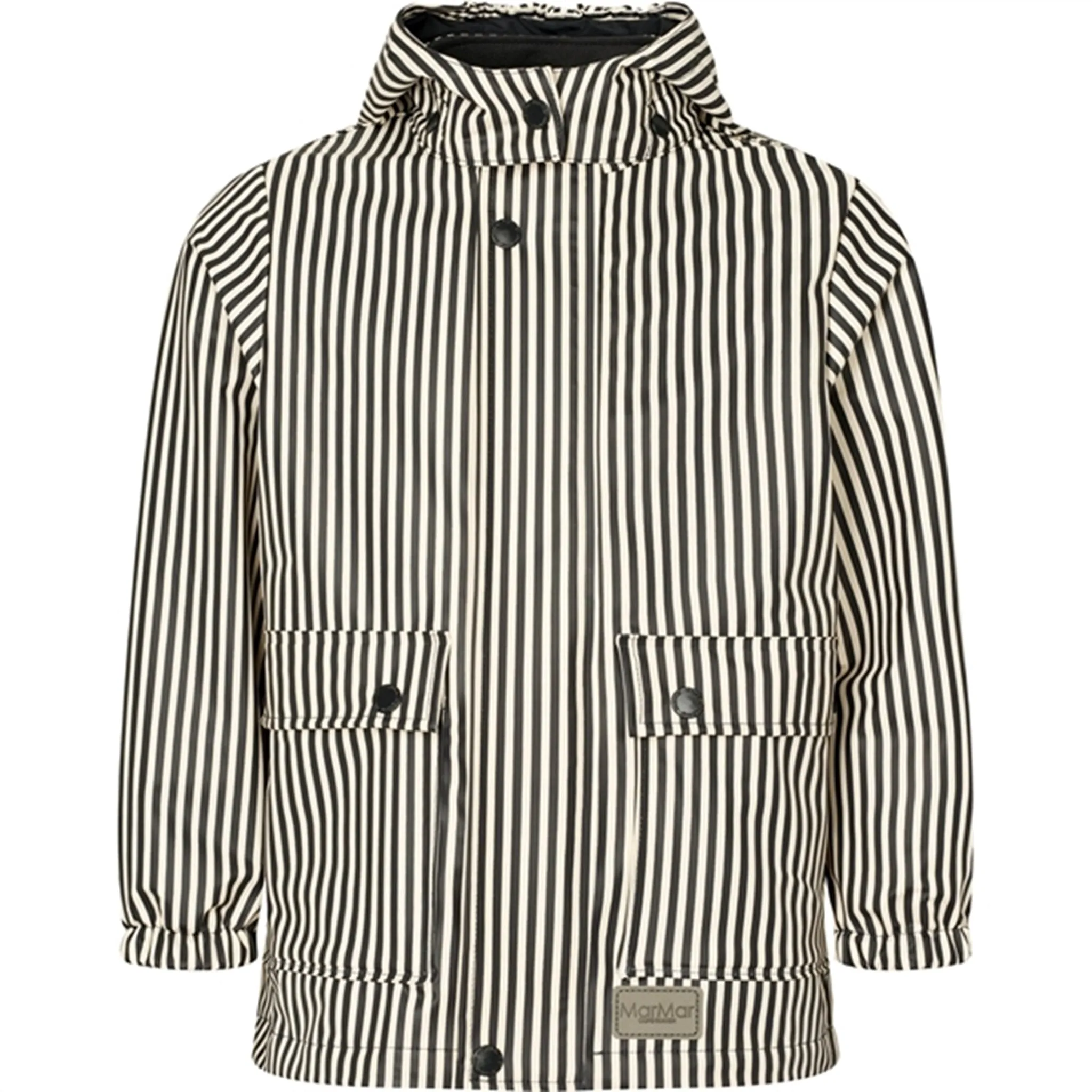 MarMar Osmund Rain Jacket Blue Dew Stripe Thermal Comfort Utility Style