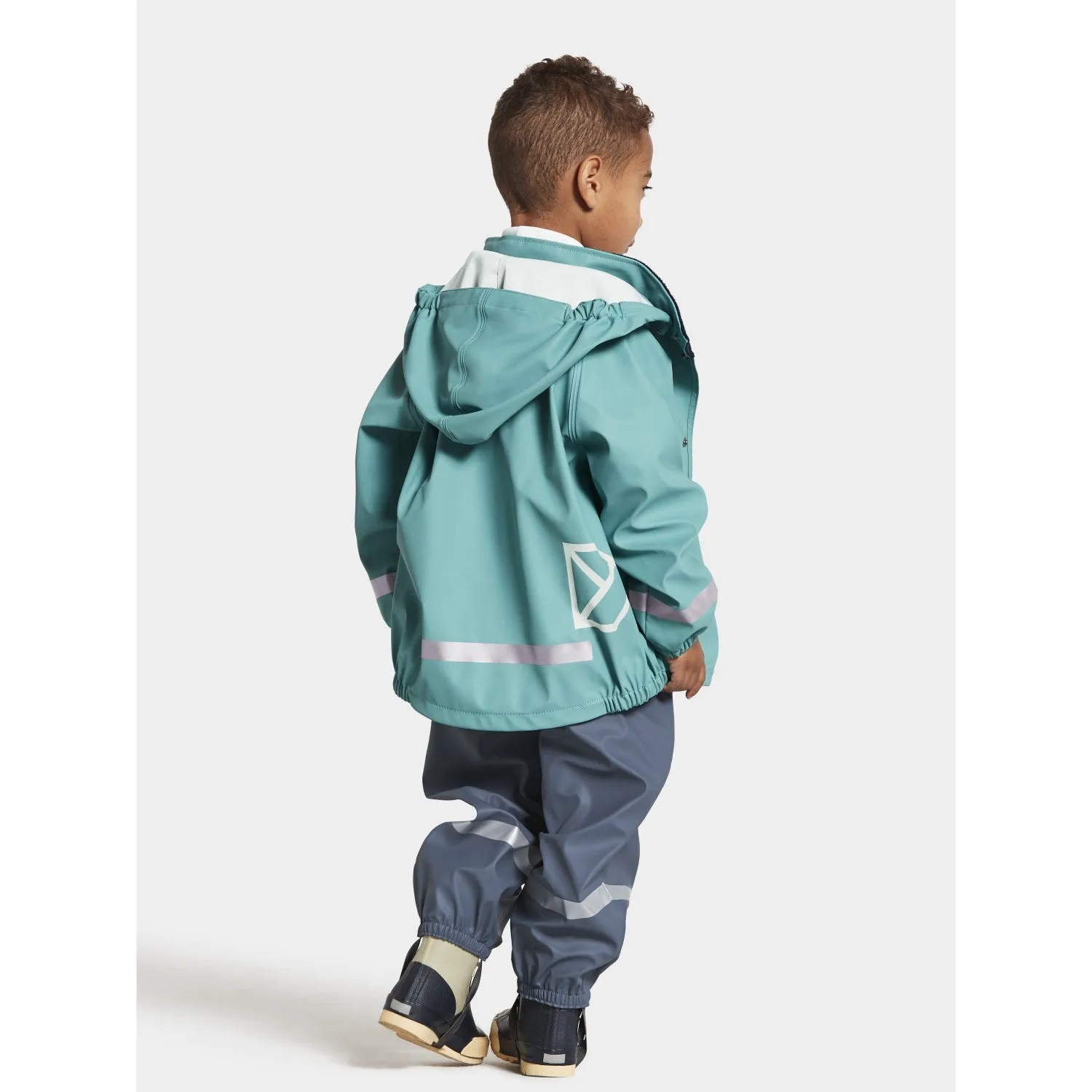 Fast Drying Seasonal Hike Didriksons Turquoise Aqua Slaskeman Kids Set