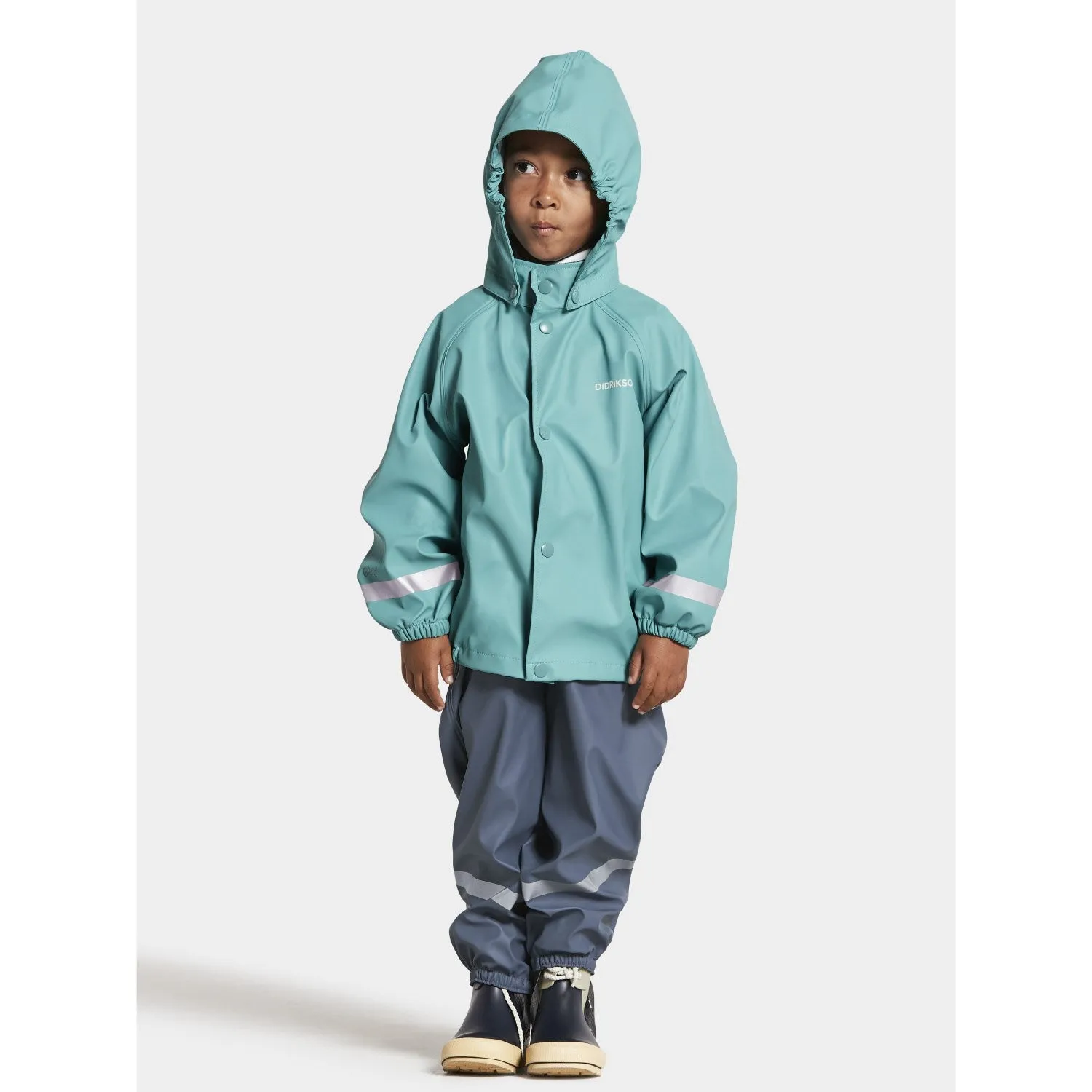 Didriksons Turquoise Aqua Slaskeman Kids Set Travel Comfort Gear
