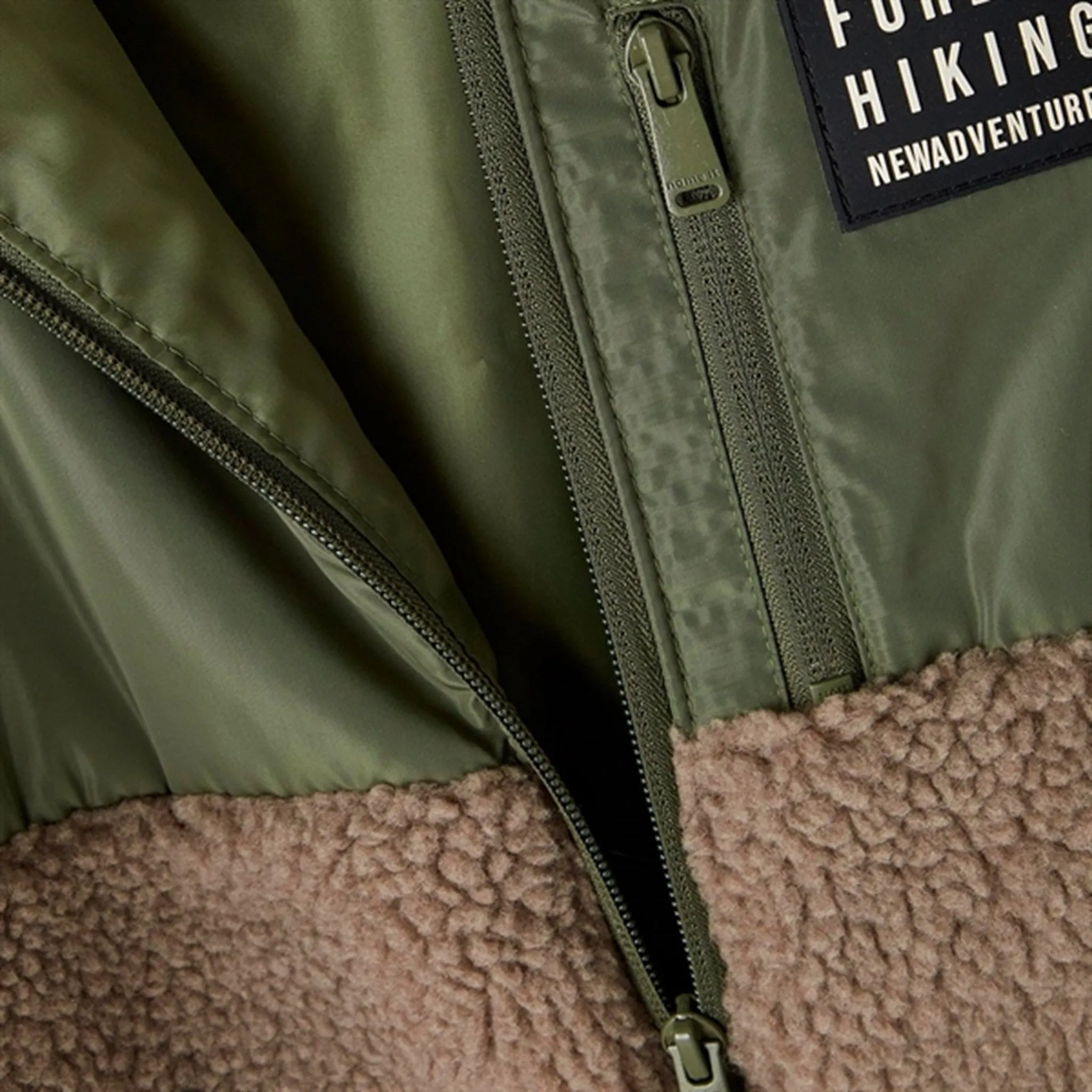 Simple Fit Name it Weathered Teak Mikarlo Teddy Jacket