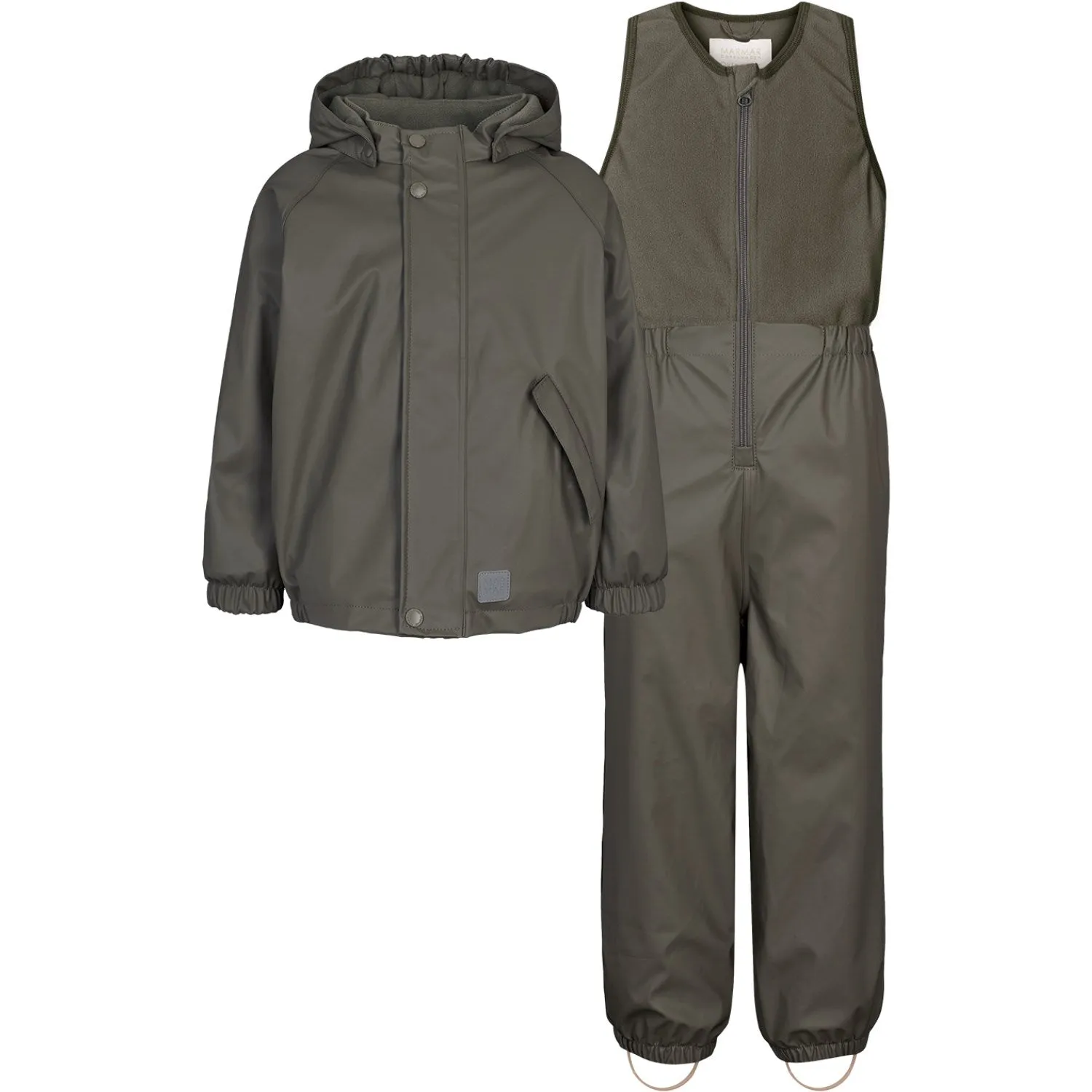Rain Day MarMar Rainwear Fleece Olive Leaf Obo Set