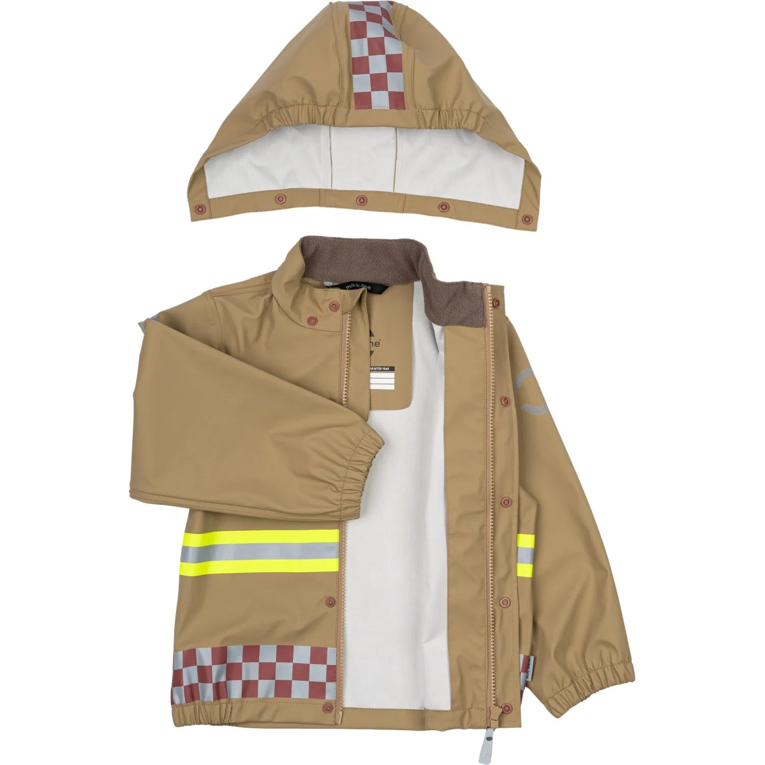 Comfy Layer Travel Comfort Gear Mikk-Line Kelp Firefighter Suspenders Rain Set