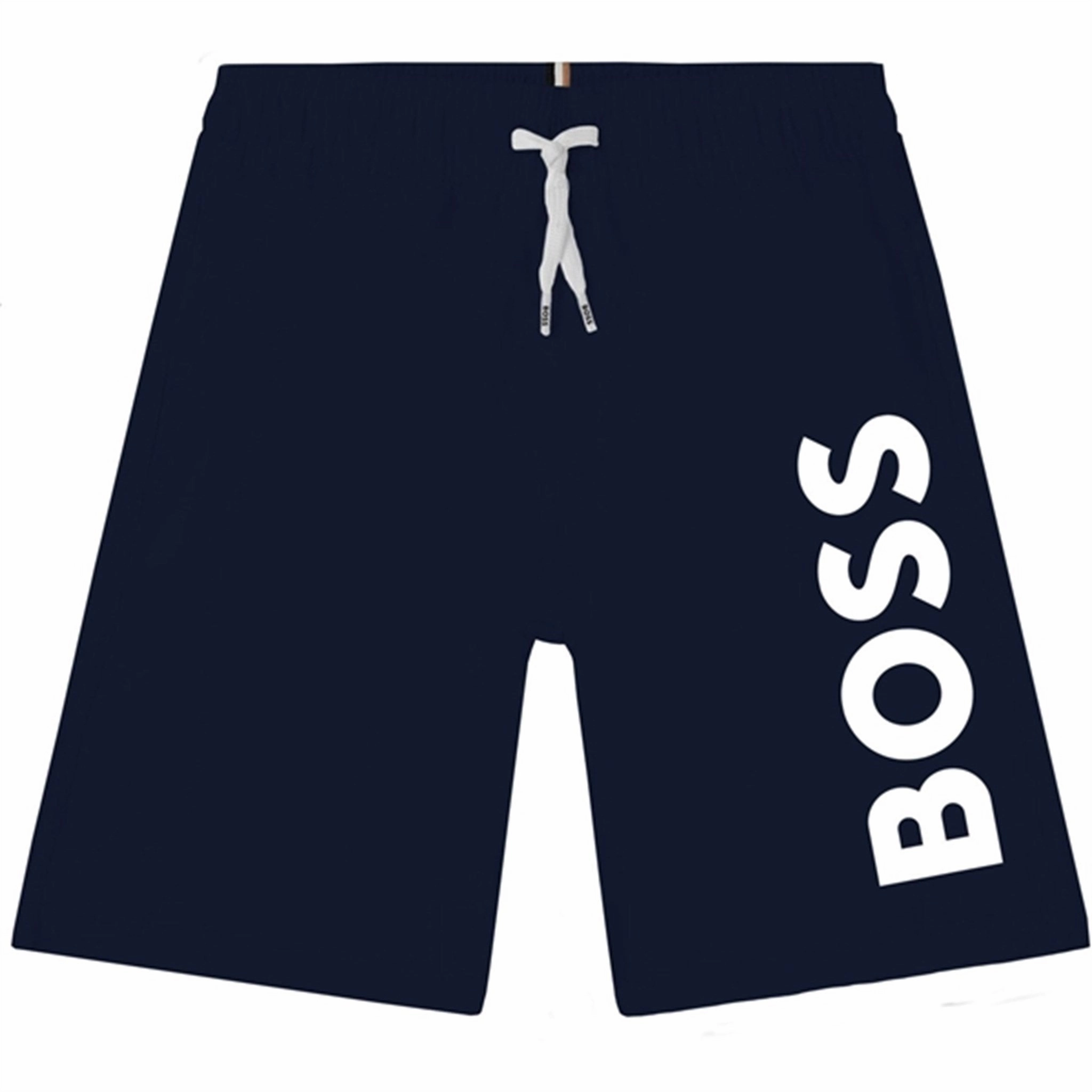 Minimalist-Look Hugo Boss Swim Shorts Navy