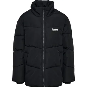 Hummel Black Puffer Jacket Quick-Dry Silky-Feel