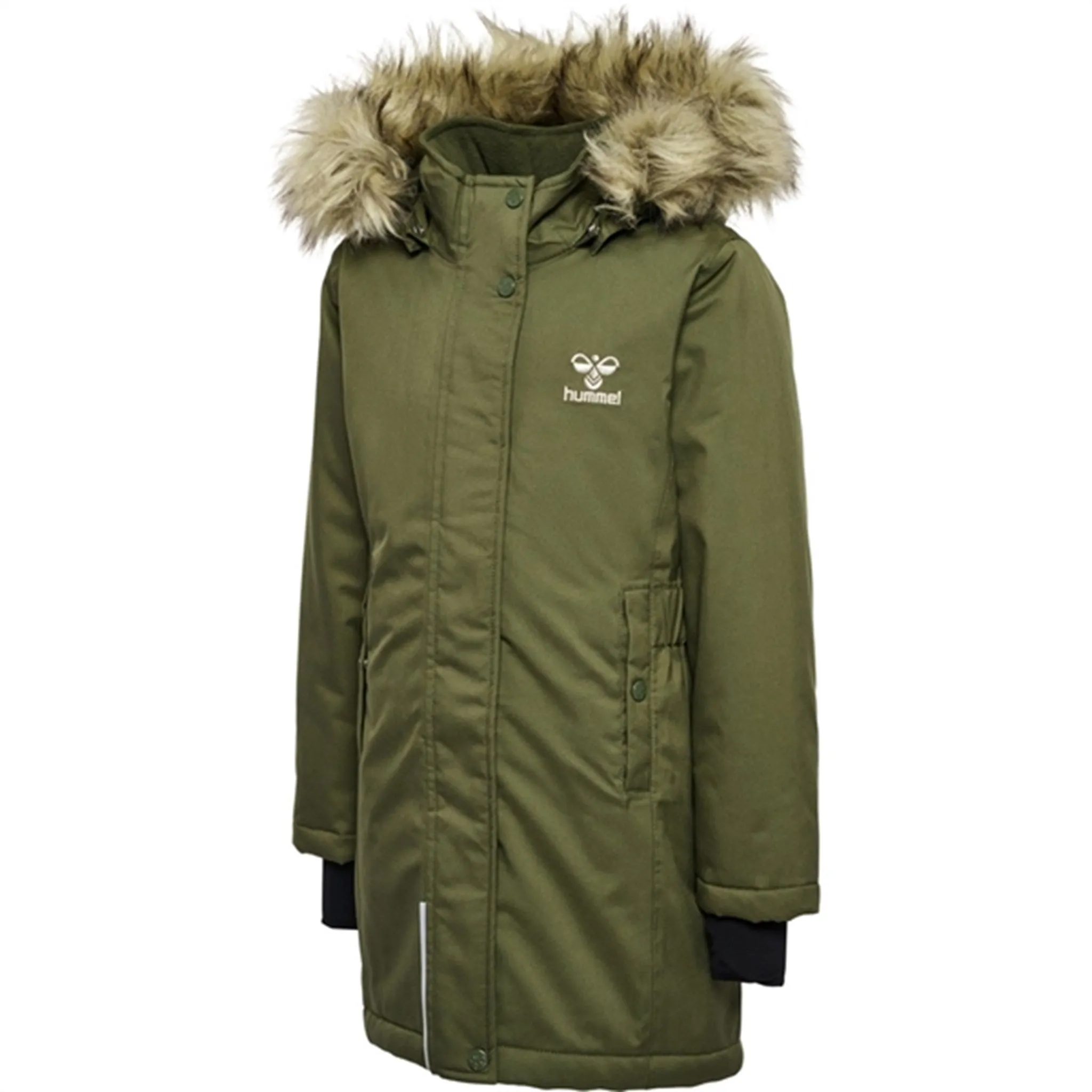 Ergonomic Cut Snag Free Surface Hummel Coat Alma Tex Olive Night