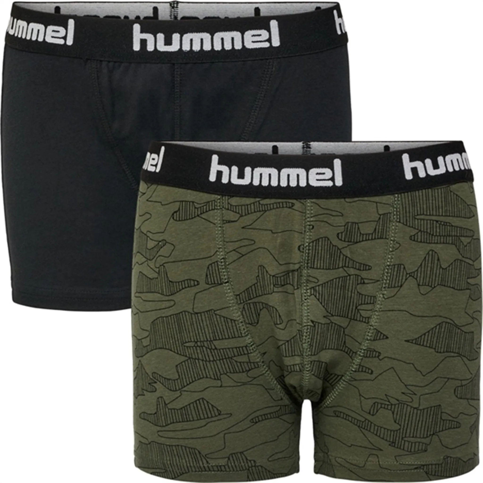 Classic Design Hummel Olive Night Nolan Boxers 2-Pack