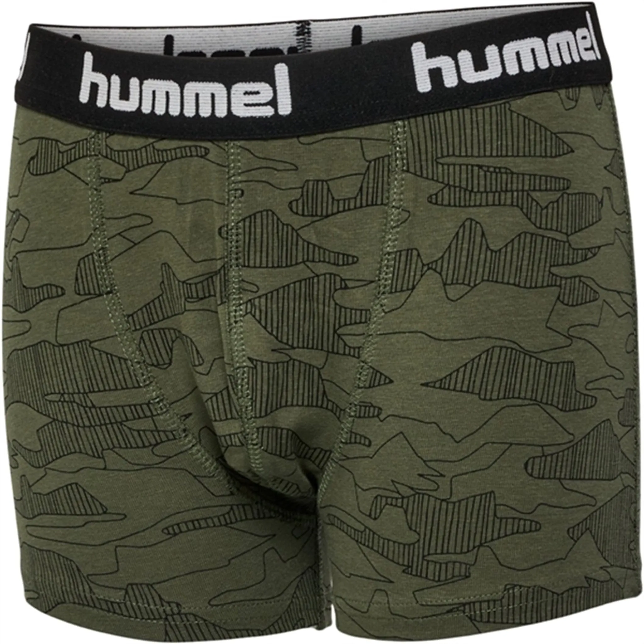 Hummel Olive Night Nolan Boxers 2-Pack Cool Comfort