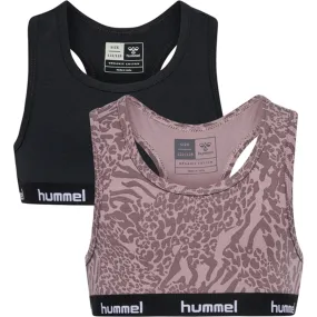 Hummel Sparrow Carolina Top 2-Pack geometric Mesh workout gear