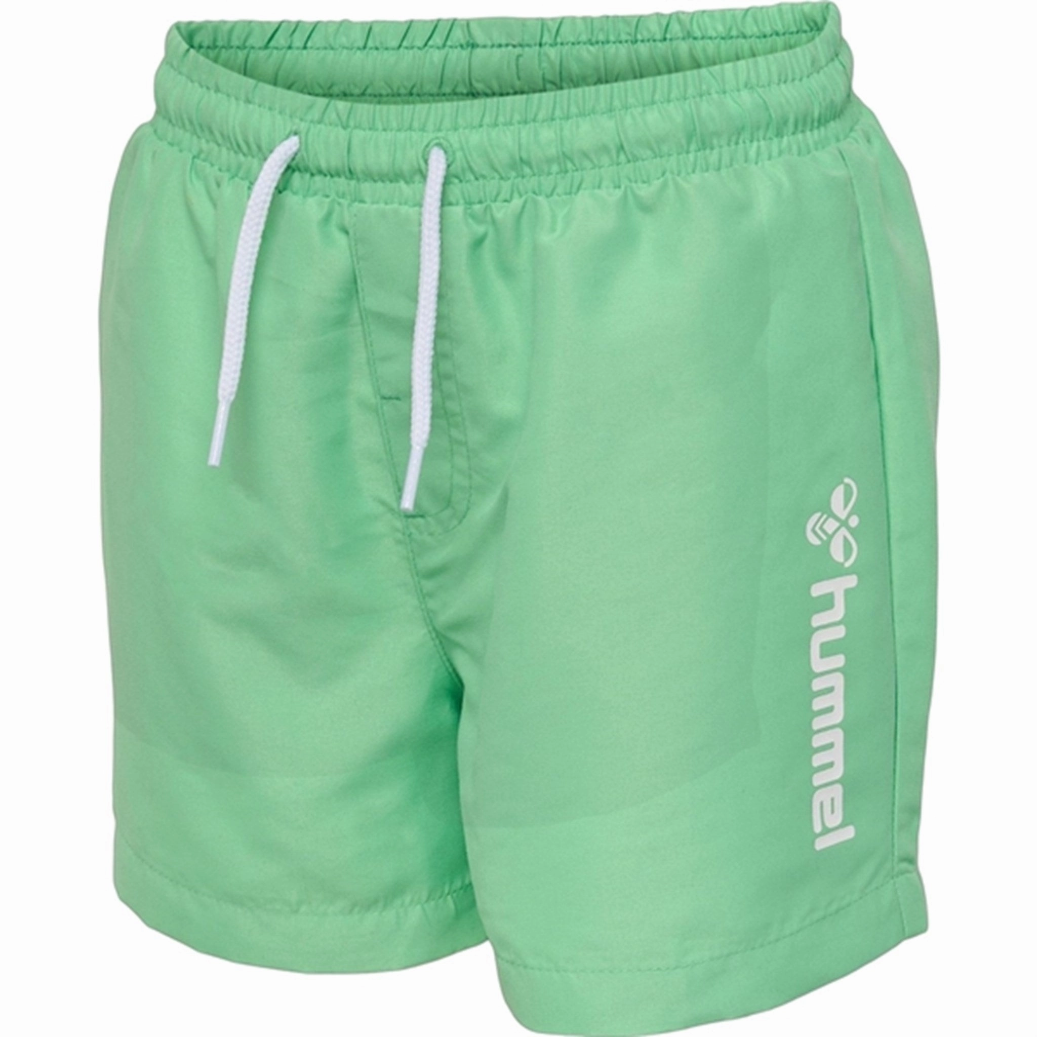 Flexible Core Panels Front-Knot Hummel Absinthe Green Bondi Swim Shorts