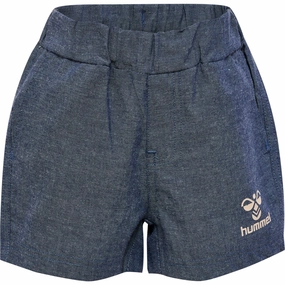 Hummel Denim Blue Corsi Shorts Multi Directional Flex