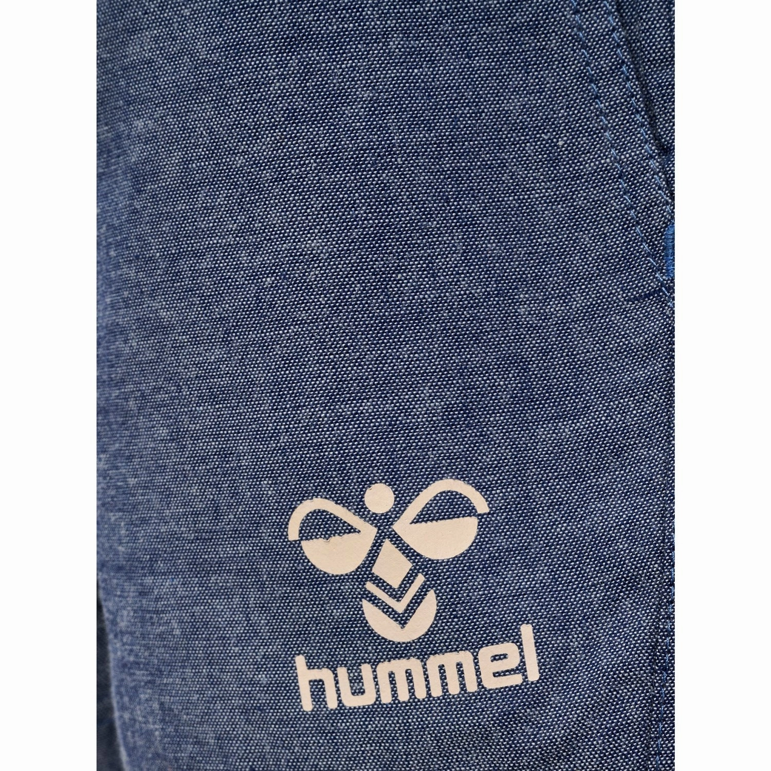 Hummel Denim Blue Corsi Shorts Flexible Mobility Balanced Fit