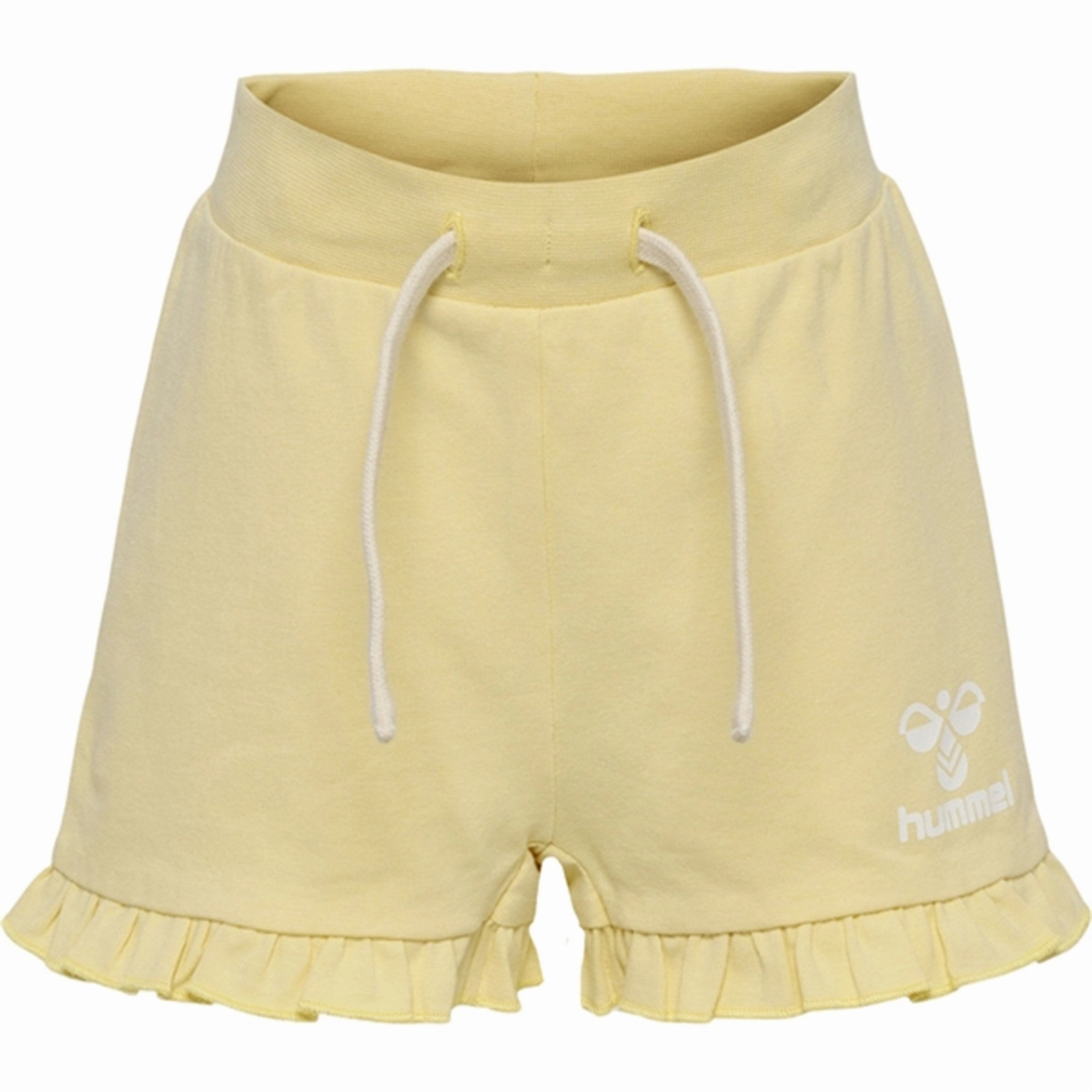 Hummel Italian Straw Dream Ruffle Shorts Secure Zipper Closure warm tones