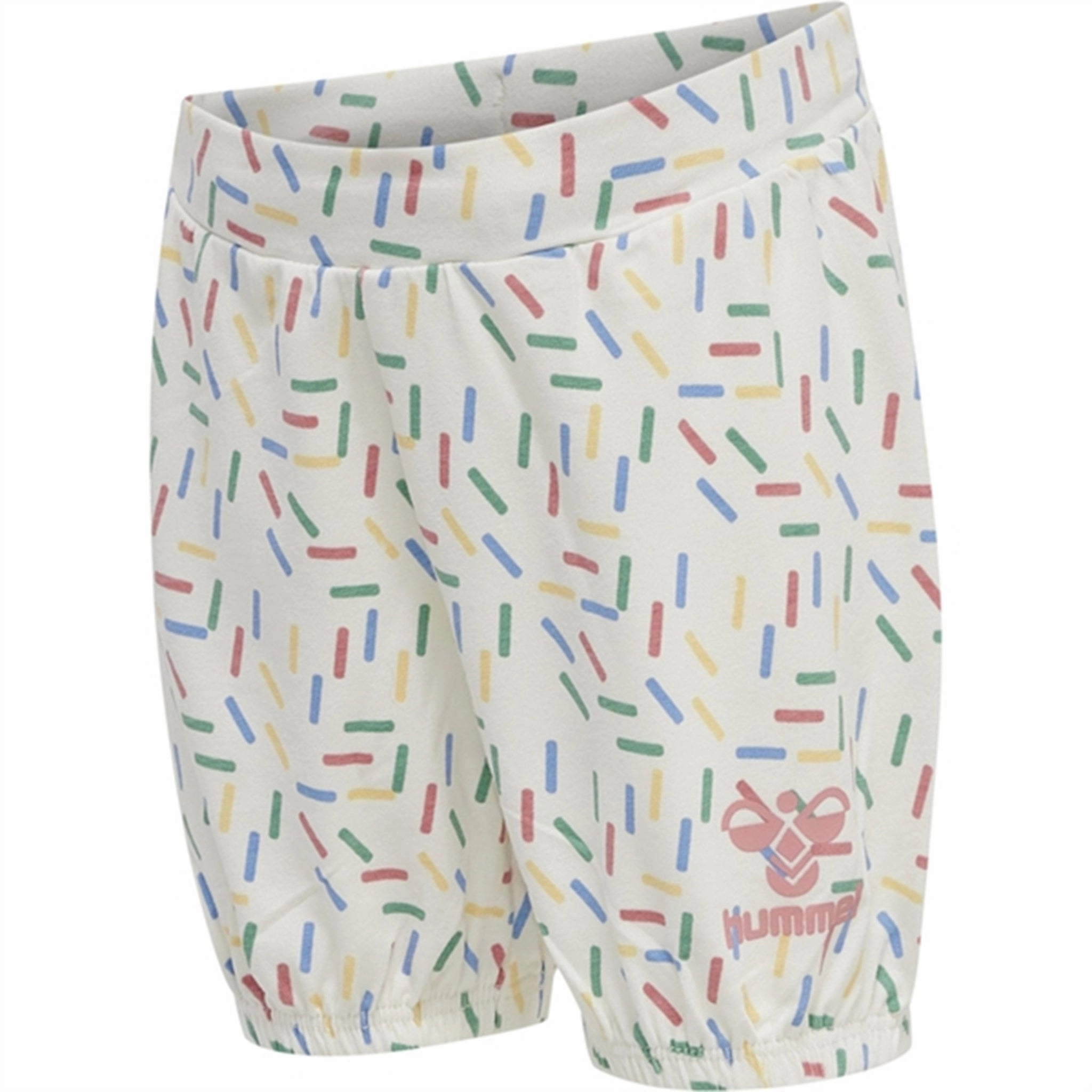 Hummel Marshmallow Aurora Shorts stripe design