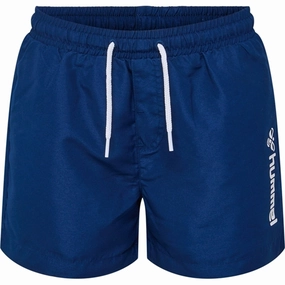 Bonded Seam Engineering Hummel Navy Peony Bondi Swim Shorts