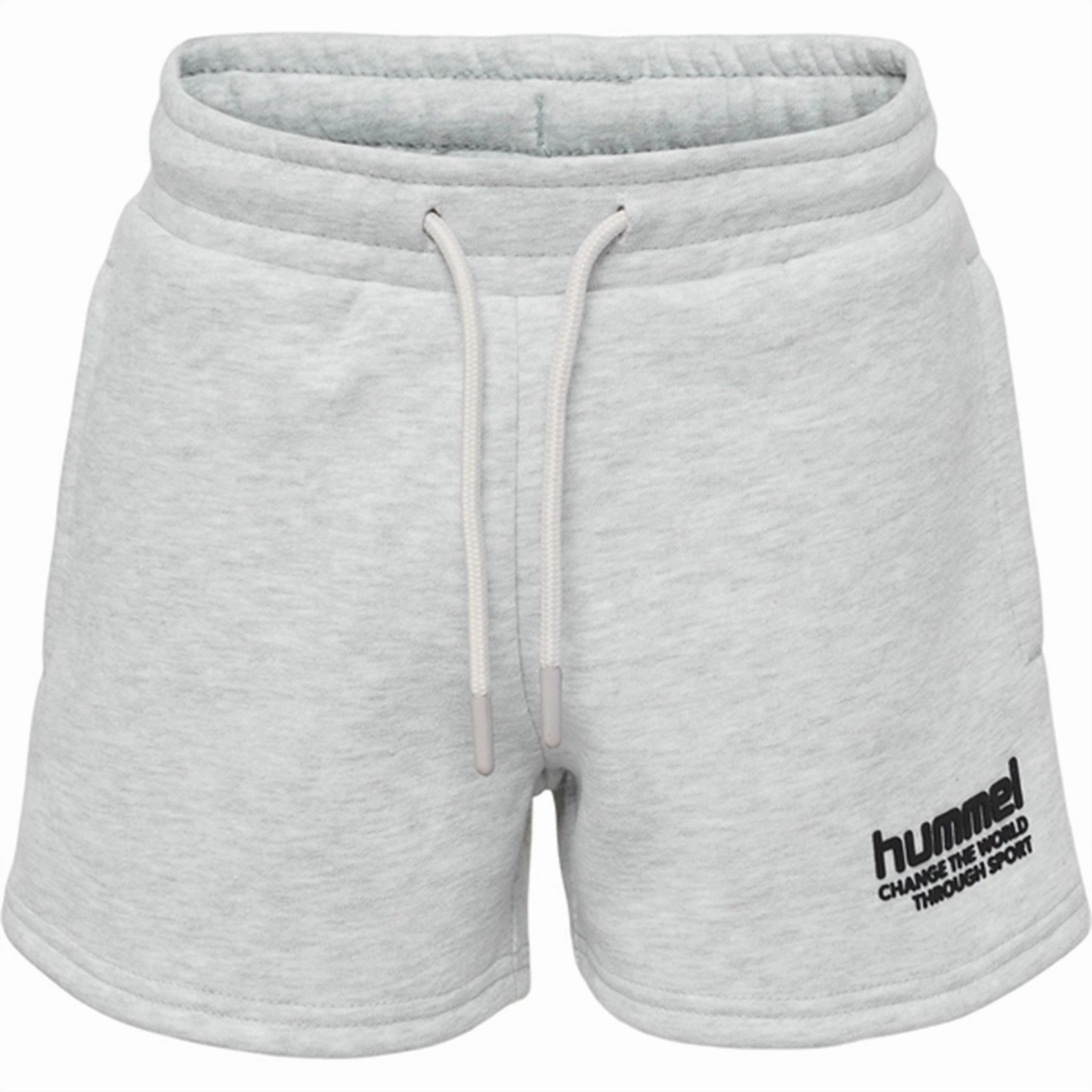 Hummel Ultra Light Grey Melange Pure Shorts Day Fit Organic Cotton