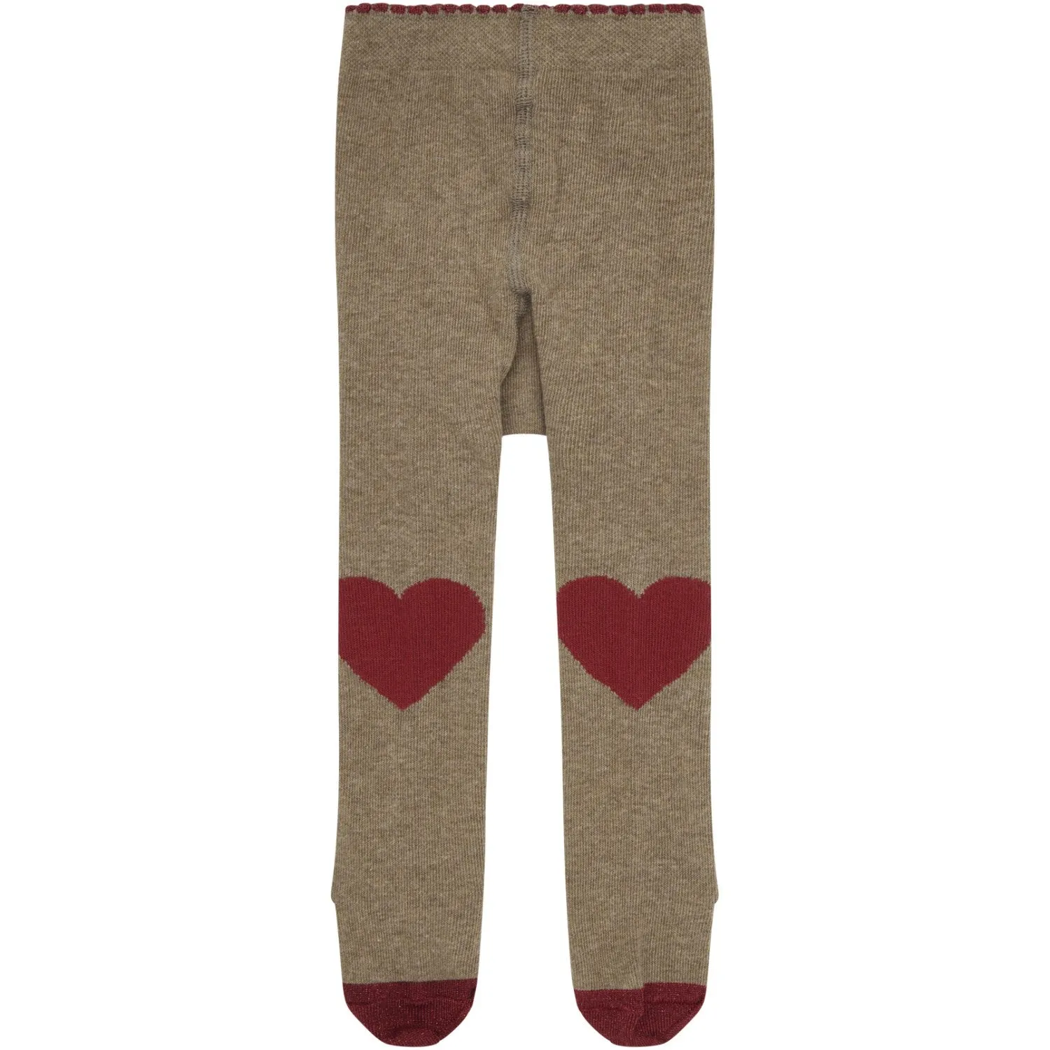 Faux Leather Hust & Claire Biscuit Melange Frankie Tights